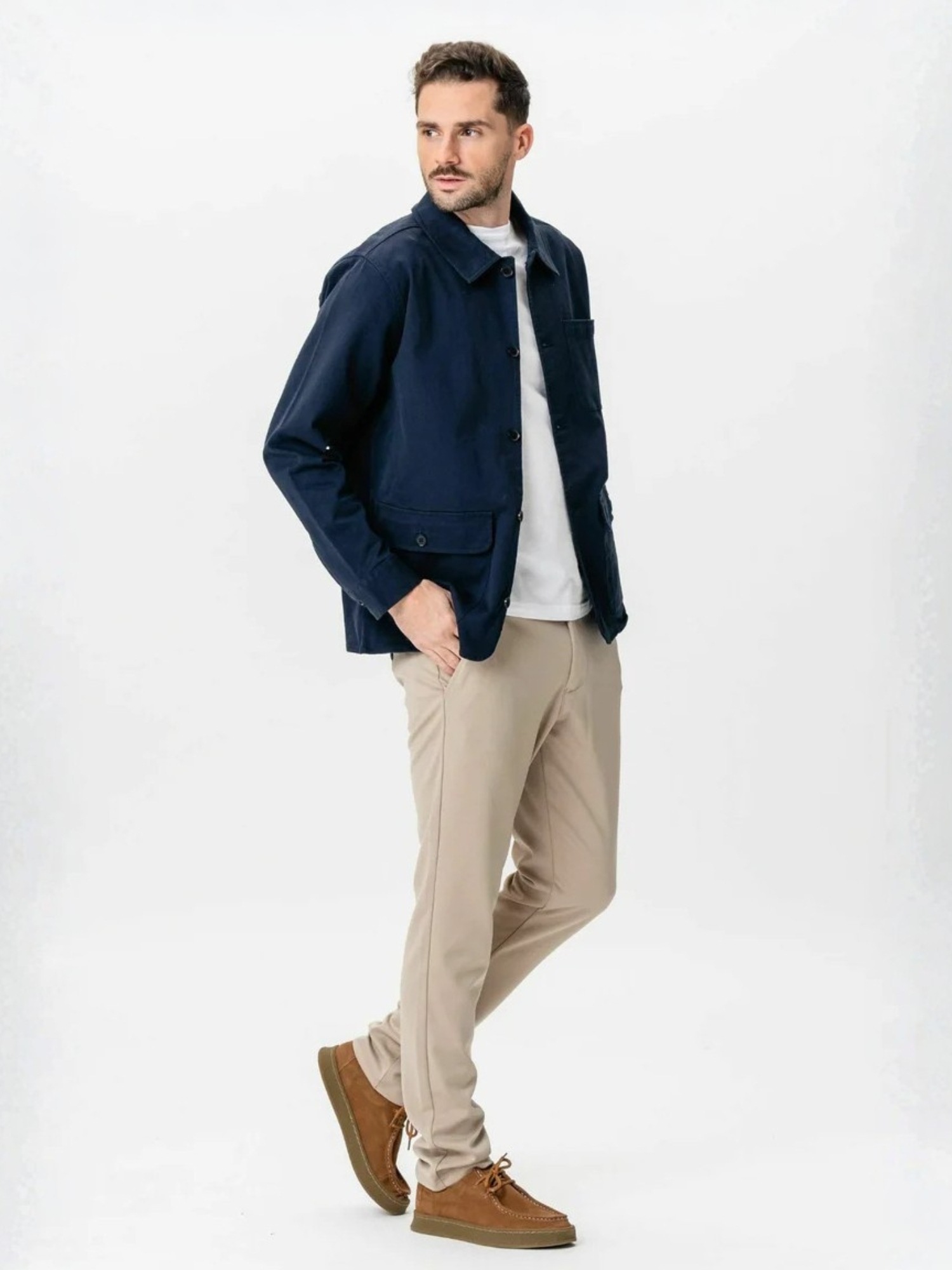 TeeShoppen Outdoorjacke »TEESHOPPEN Jacket Twill Shirt«