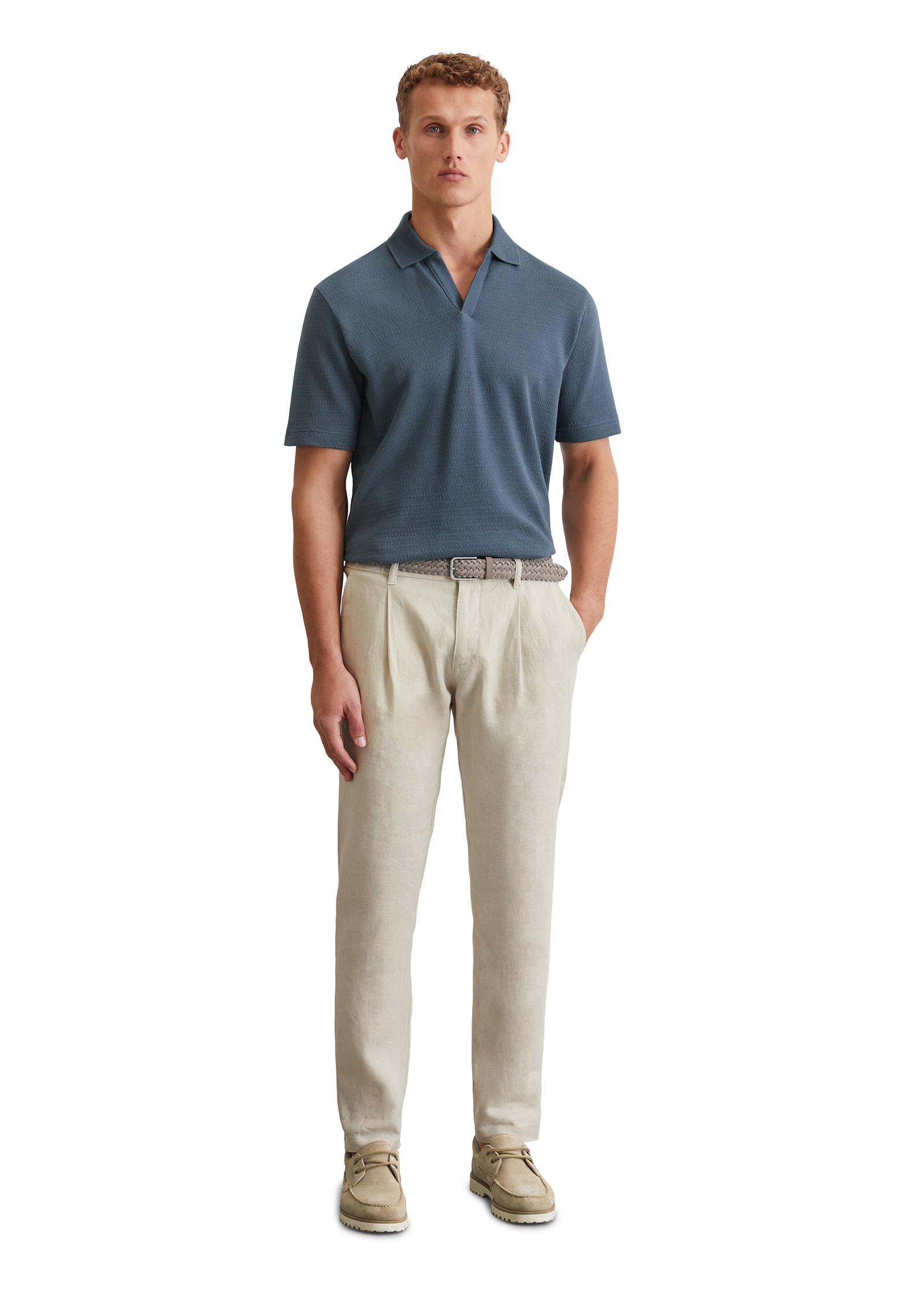 Marc O'Polo Poloshirt »mit feiner Struktur«
