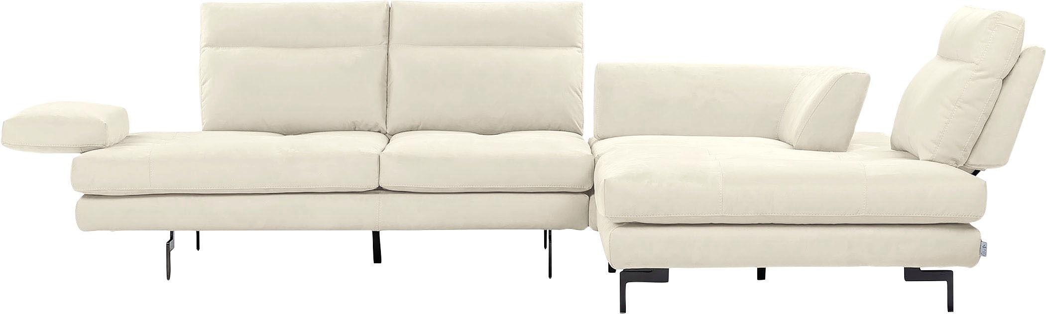CALIA ITALIA Ecksofa "Toby Wing, Komfortsofa mit Sitzkomfort der Extraklass günstig online kaufen