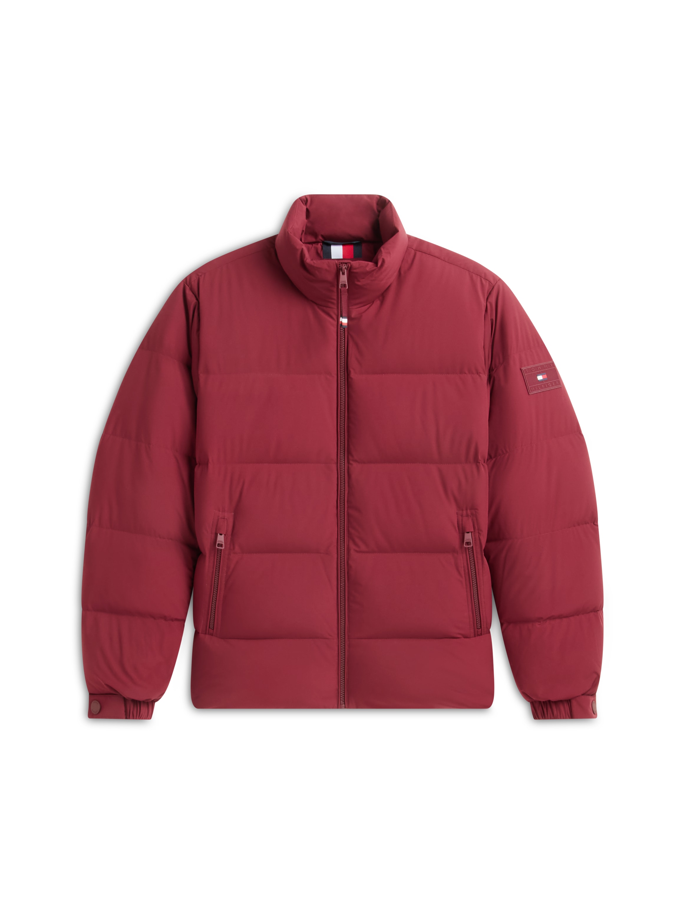 Tommy Hilfiger Steppjacke »DOWN STAND PUFFER JKT« mit Logo-Patch