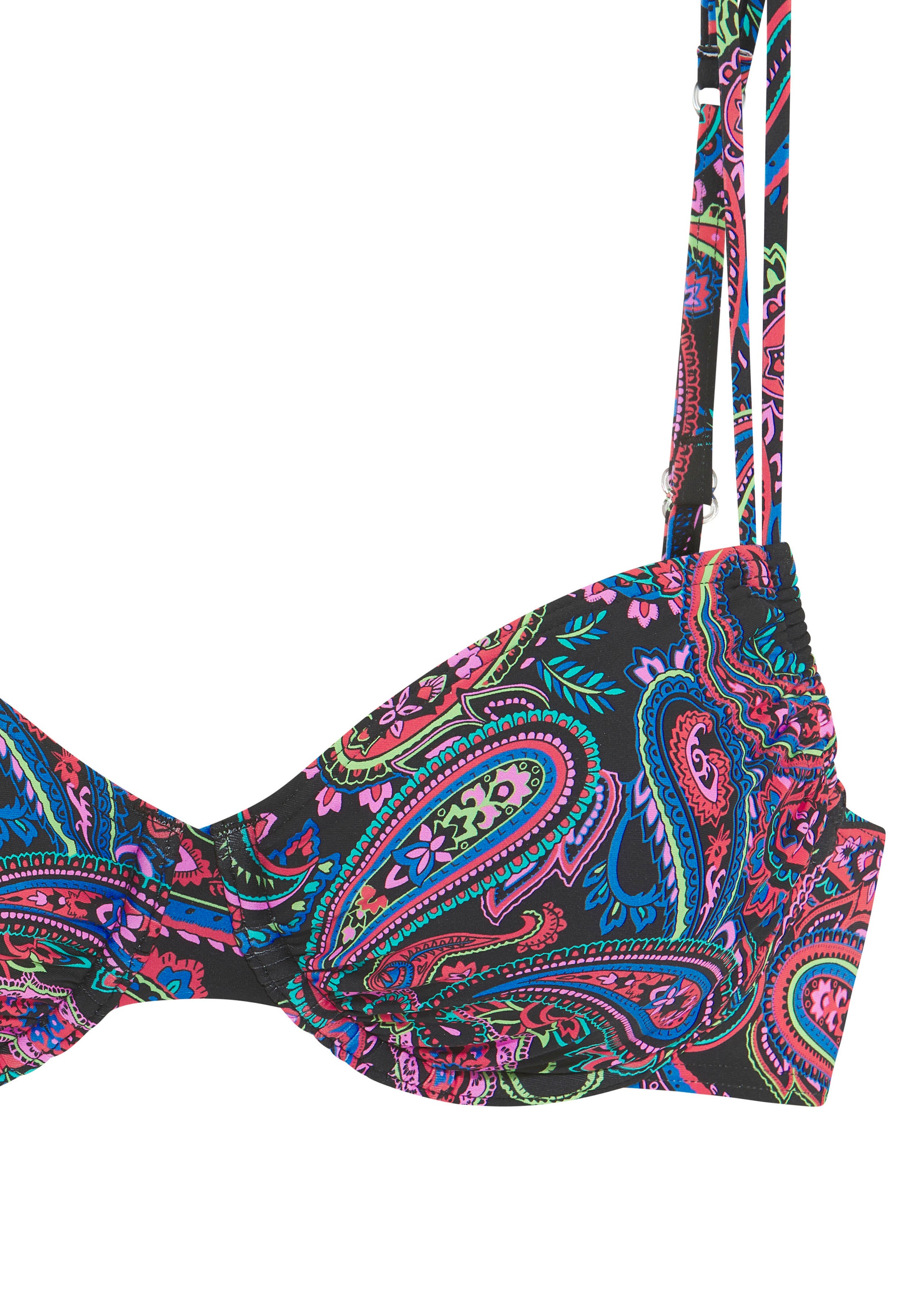 Venice Beach Bügel-Bikini-Top "Paislee", bedruckt, verstellbare Doppelträge günstig online kaufen