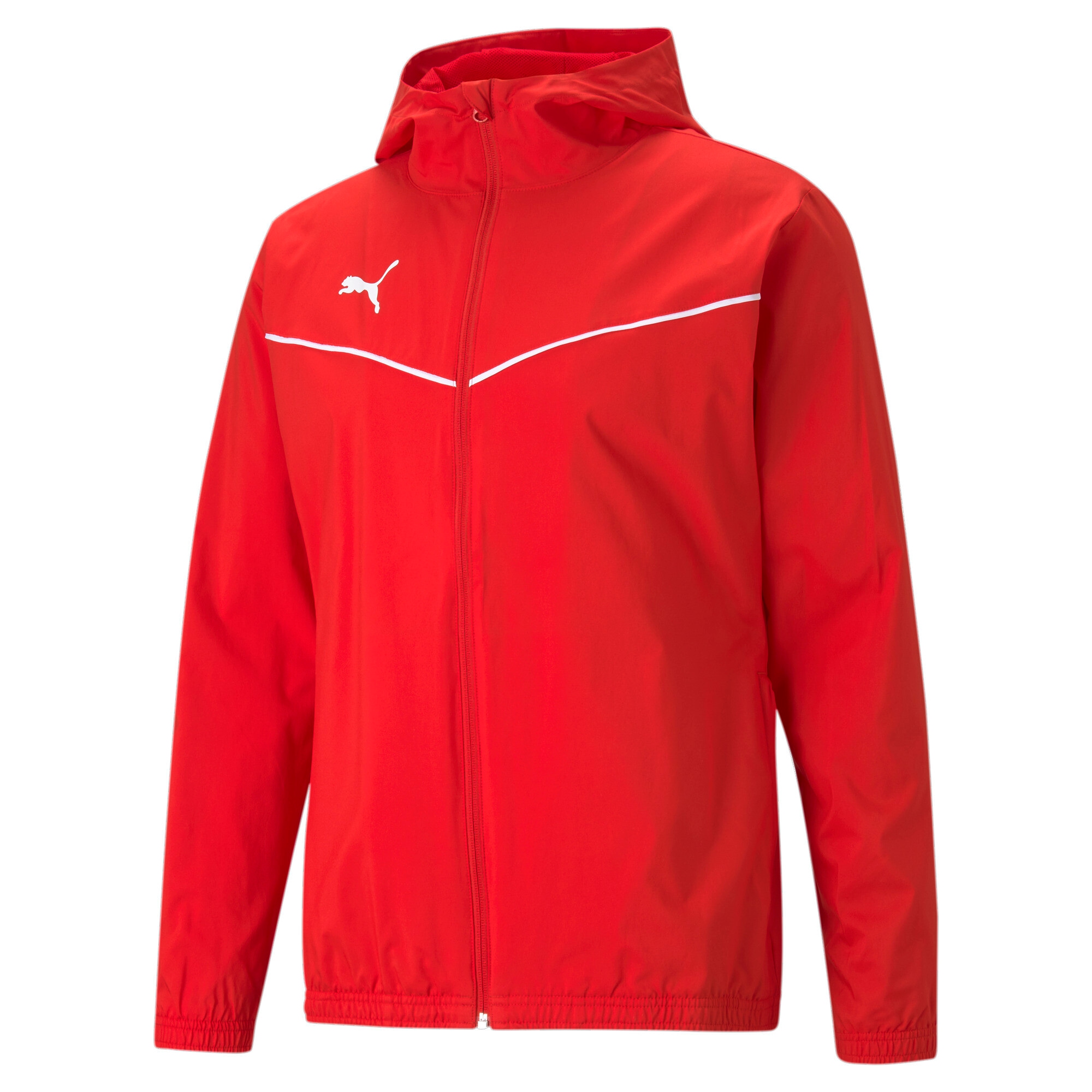 PUMA Allwetterjacke »TEAMRISE ALL WEATHER JACKET« mit Kapuze für Fußballaktivitäten, mit Kapuze, Regular Fit