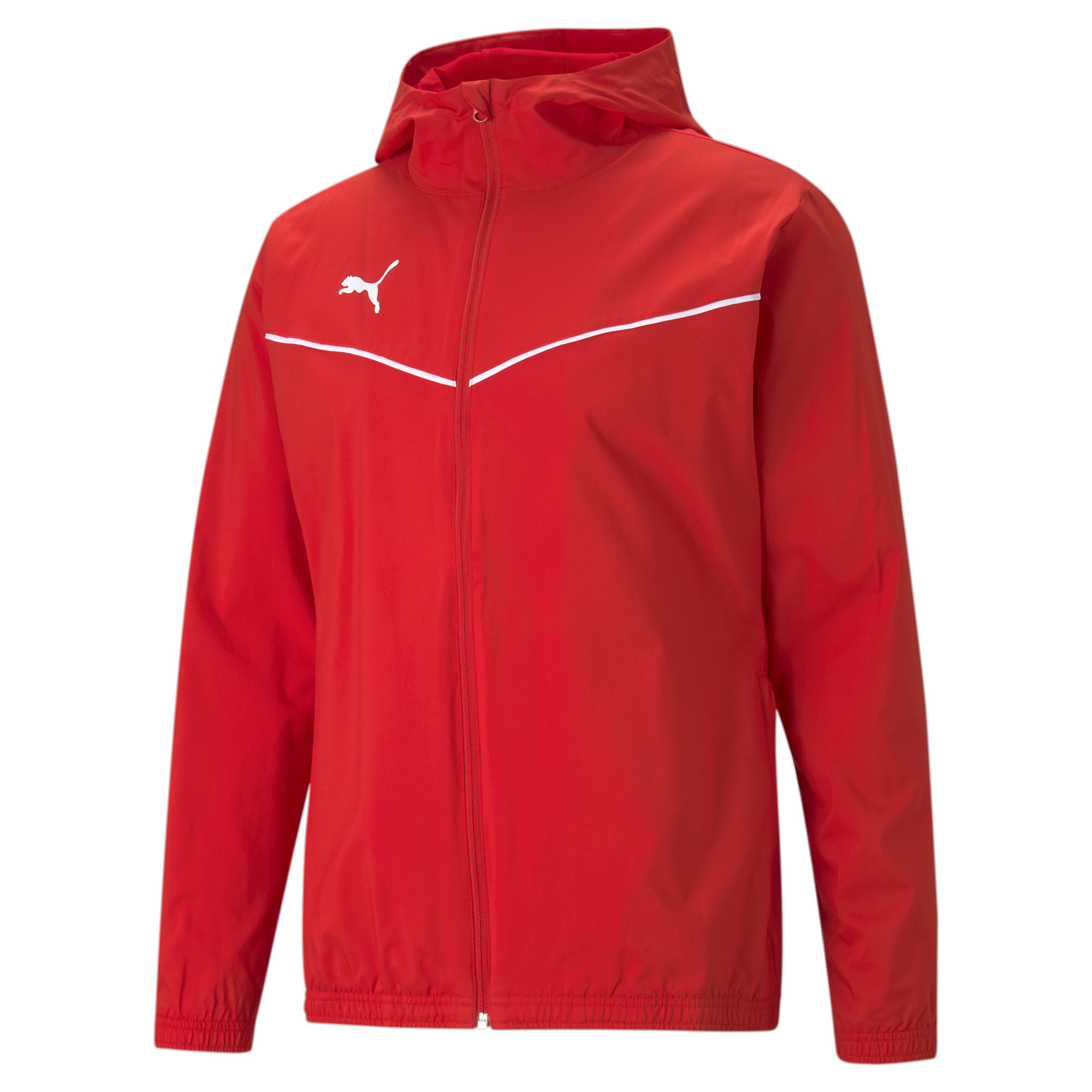 PUMA Allwetterjacke "TEAMRISE ALL WEATHER JACKET" mit Kapuze mit Kapuze, mit Reißverschlusstaschen, Regular Fit