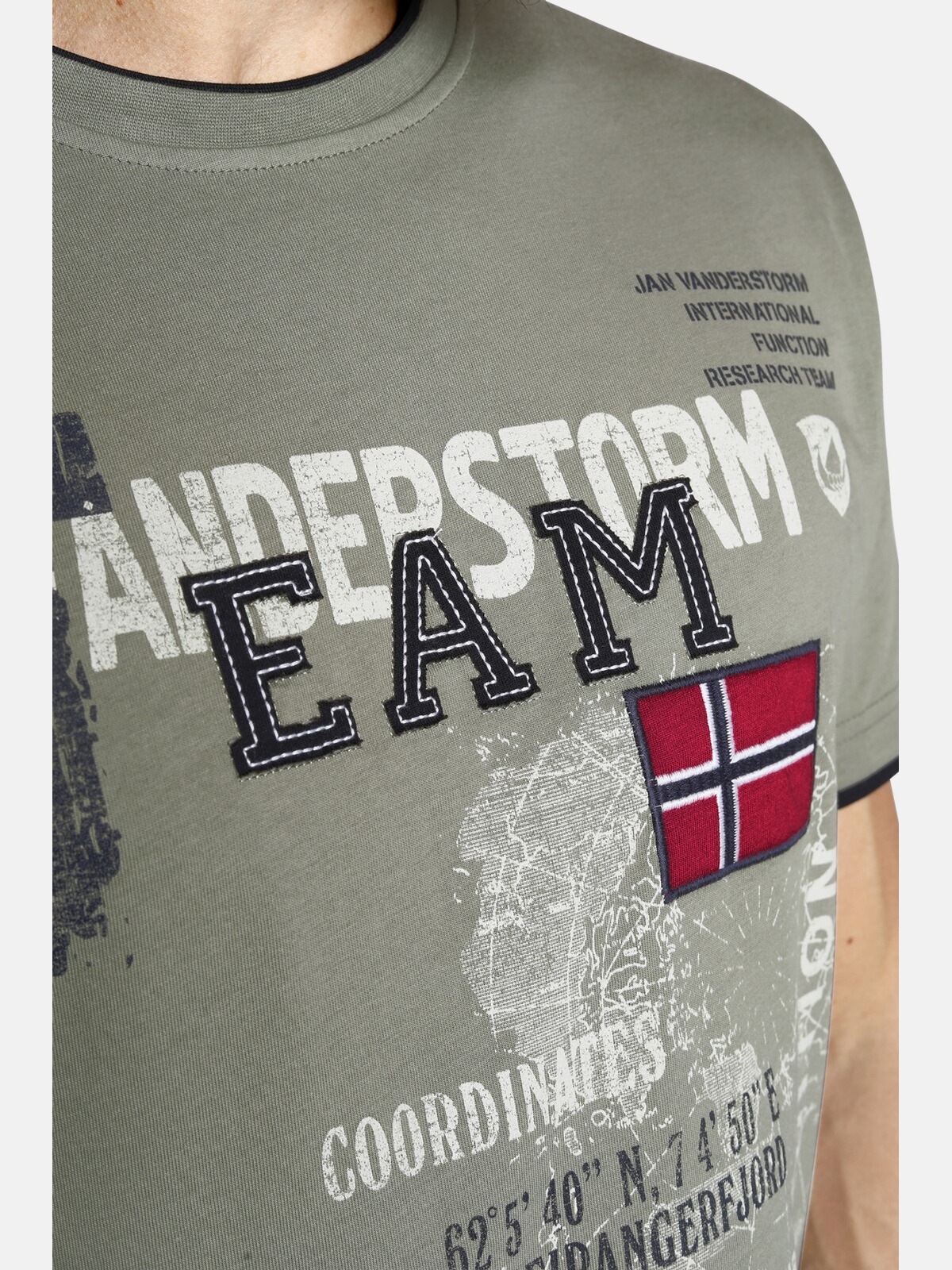 Jan Vanderstorm T-Shirt »T-Shirt SÖLVE«