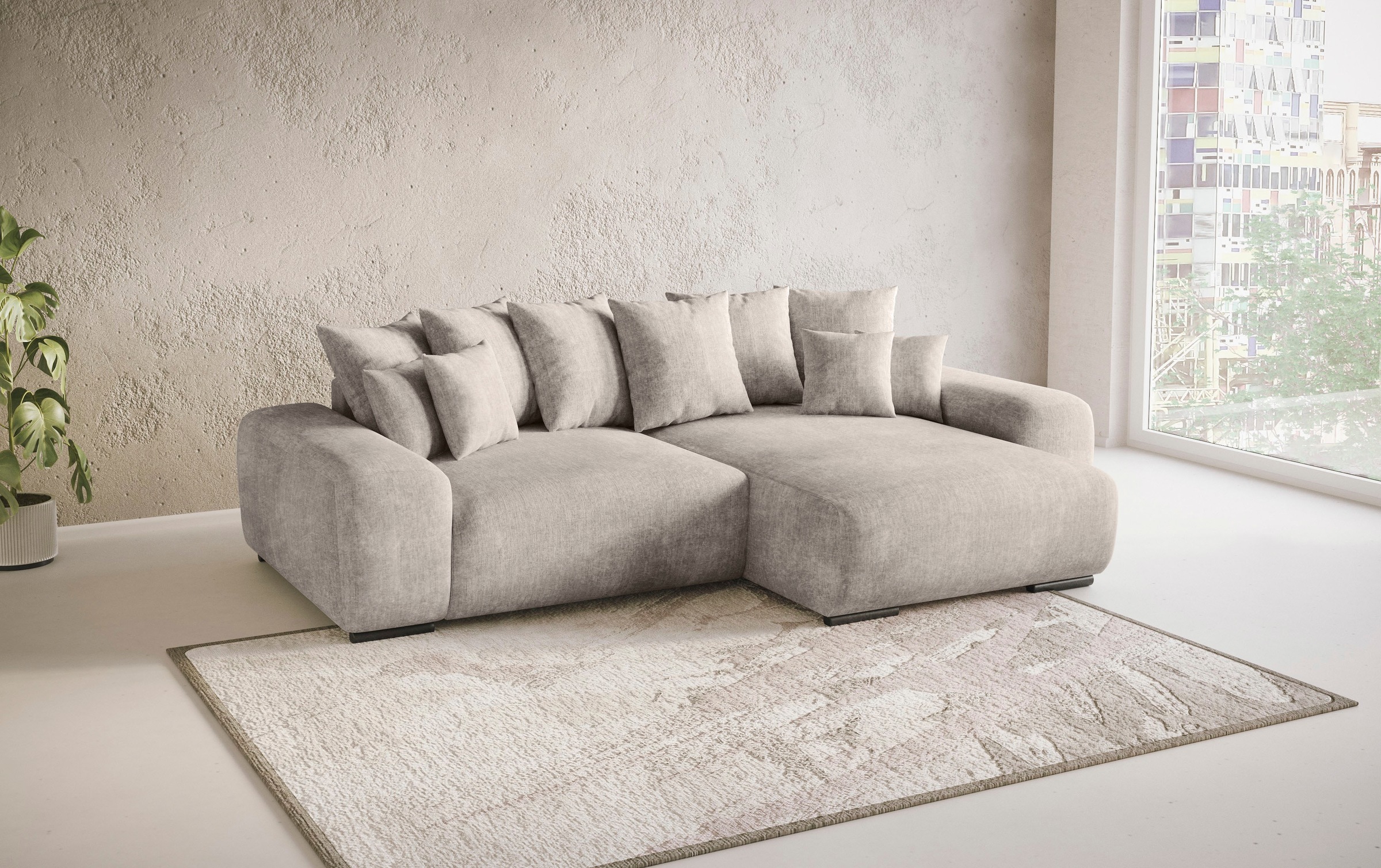 Mr. Couch Ecksofa "Sundance L-Form", Dauerschläfer mit EasyBett-Schlaffunkt günstig online kaufen