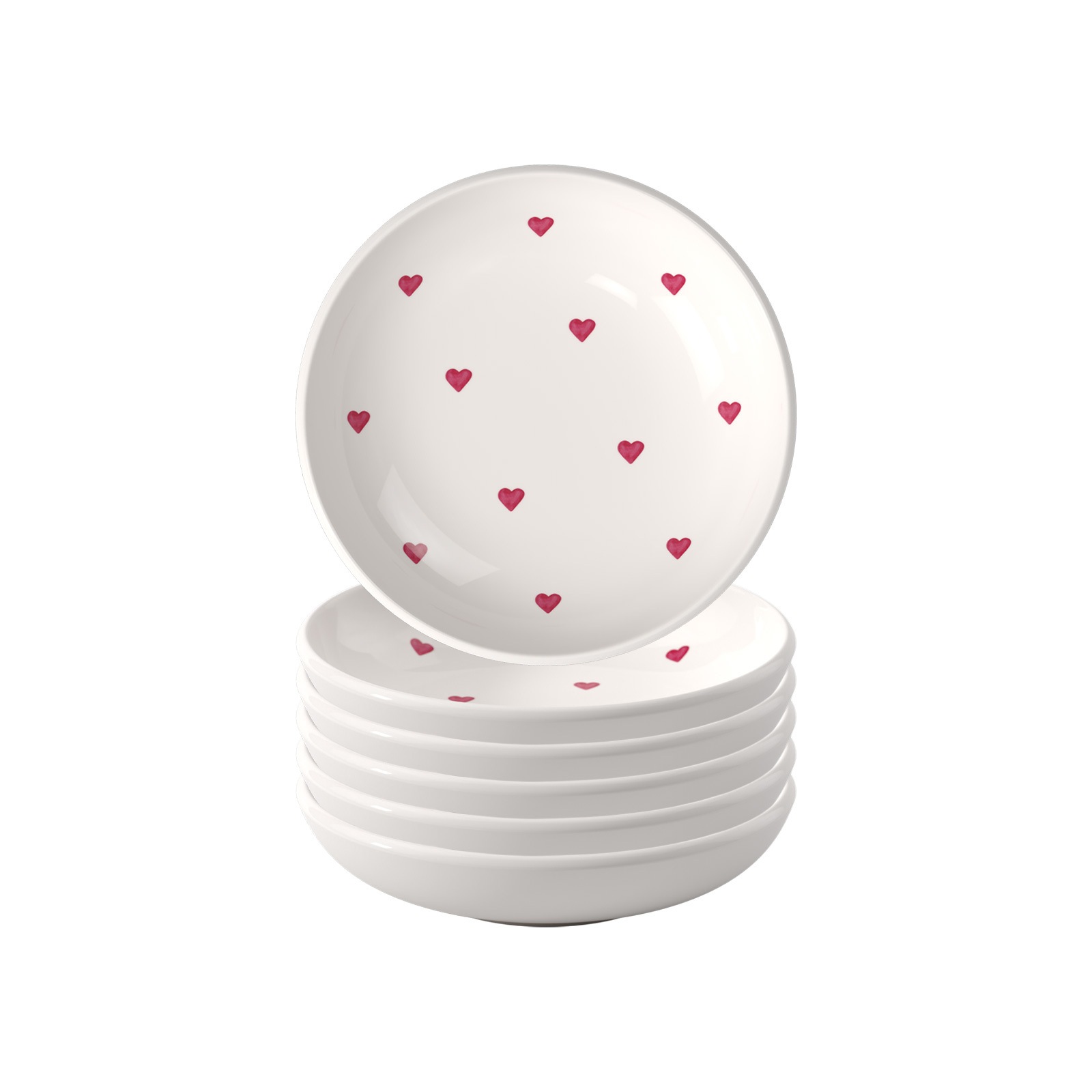 like. by Villeroy & Boch Dipschale "Dipschalen With Love ø 11,7 cm 6er Set weiß" 6 Spülmaschinengeeignet, Mikrowellengeeignet