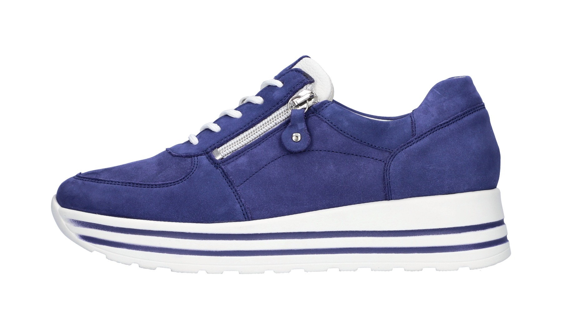 Waldläufer Plateausneaker »H-LANA«, Schnürer, Halbschuh, Komfortschuh, Reißverschluss, H-Weite