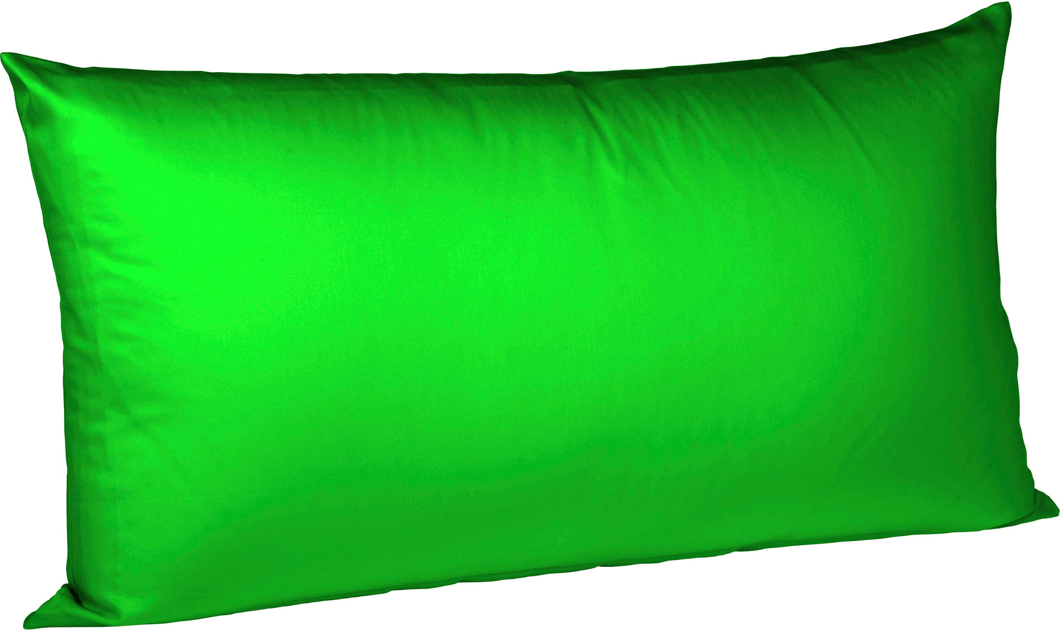 fleuresse Kissenbezug "Colours Mako Satin, 100% Baumwolle, mit Reißverschluss" Mako Satin, glänzend, glatt, Premium Qualität