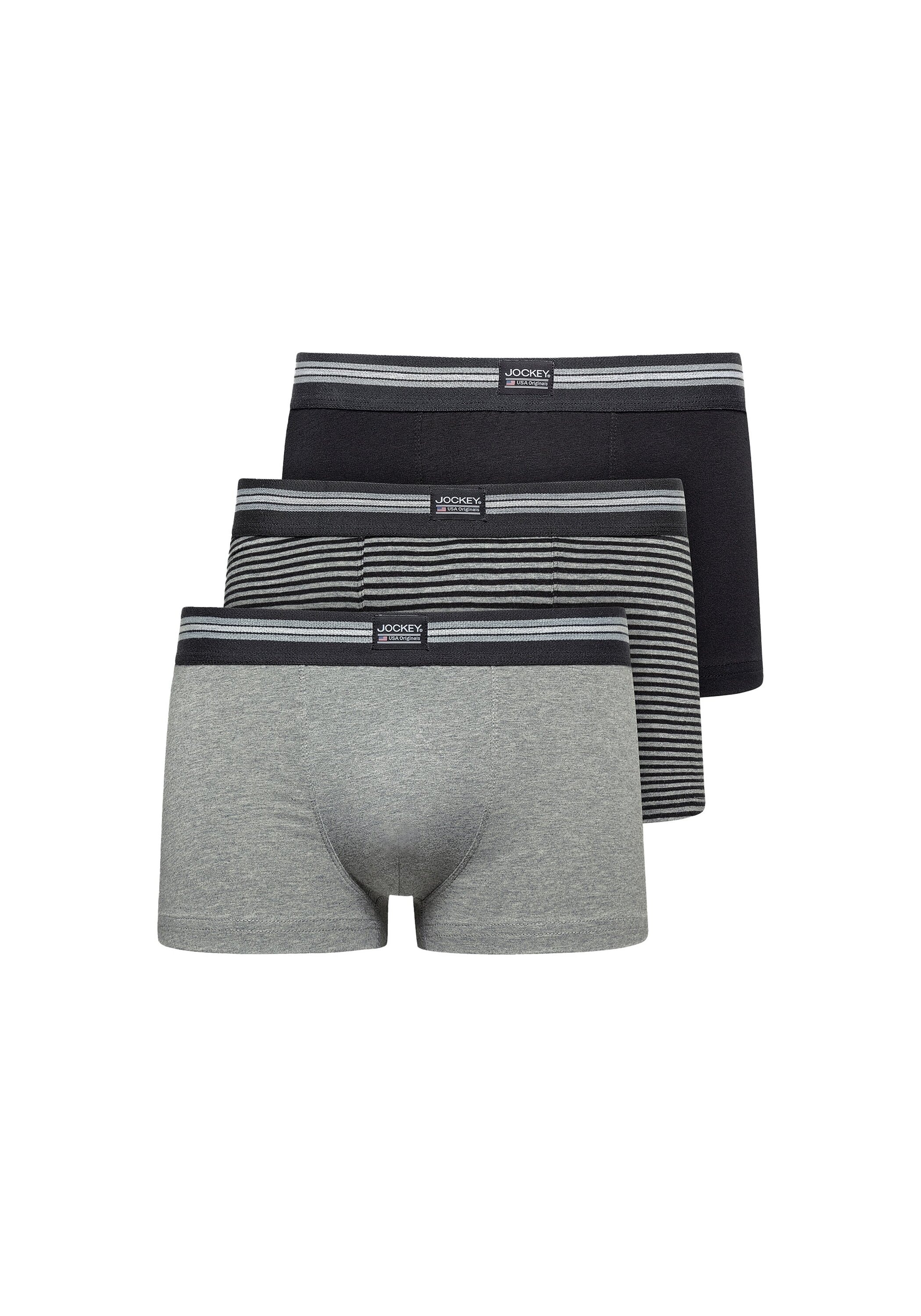 Jockey Boxershorts "Boxershort Cotton Stretch Short Trunk 3P 3er Pack" günstig online kaufen