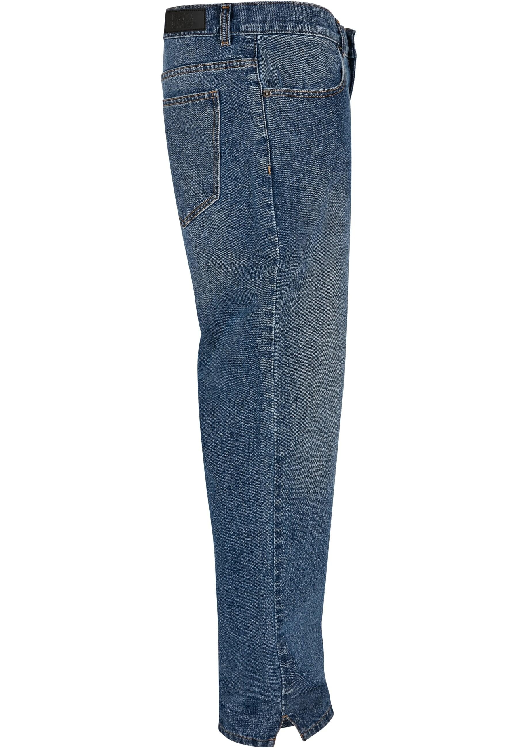 URBAN CLASSICS Bequeme Jeans »Urban Classics Herren Straight Slit Jeans«, (1 tlg.)