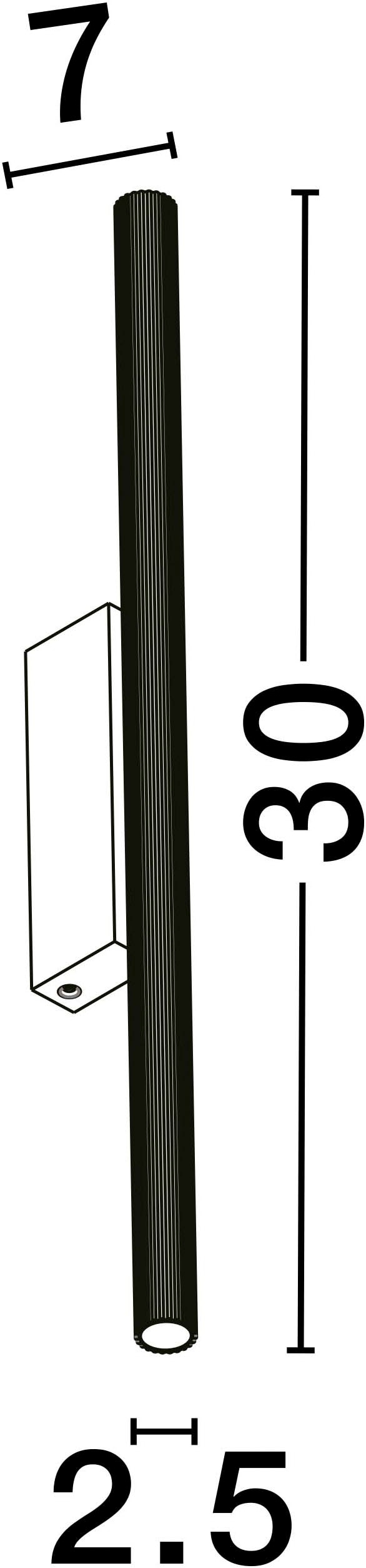 Nova Luce Wandleuchte »PARON« LED-Modul 1 Stk. Warmweiß