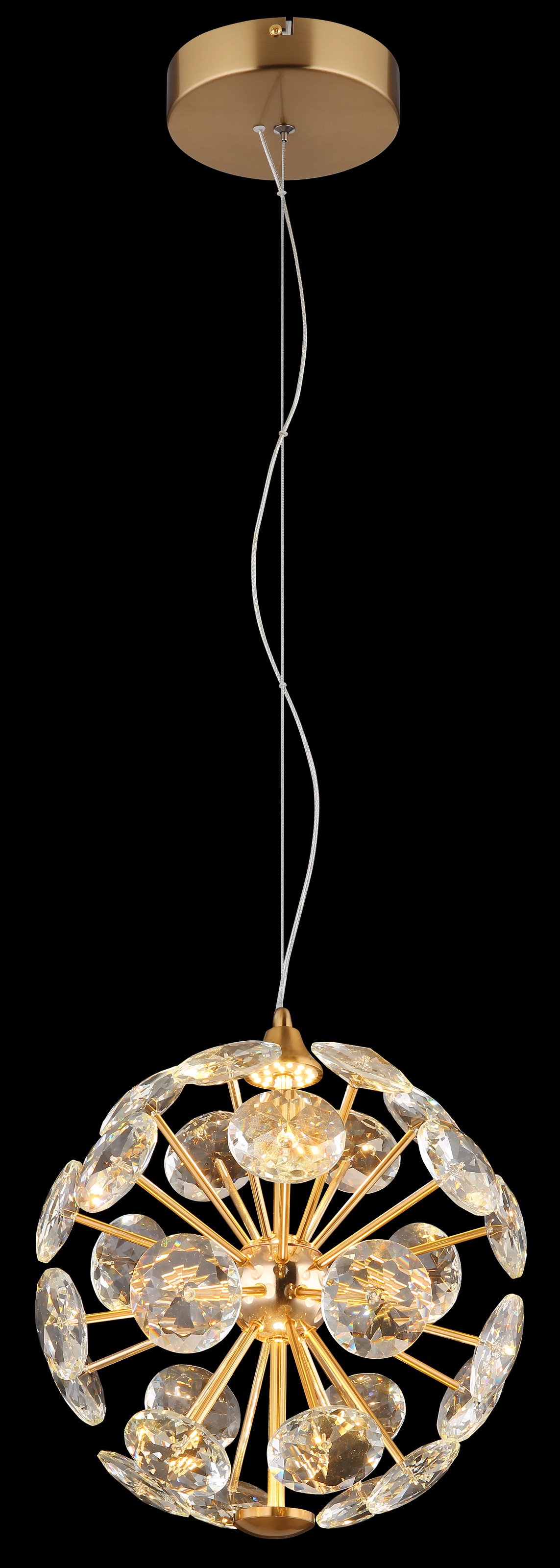GLOBO LIGHTING LED Pendelleuchte »VIRINA«, Leuchtmittel LED-Modul | LED fest integriert, Hängelampe/Hängeleuchte/Wohnzimmer/Esstisch/elegant