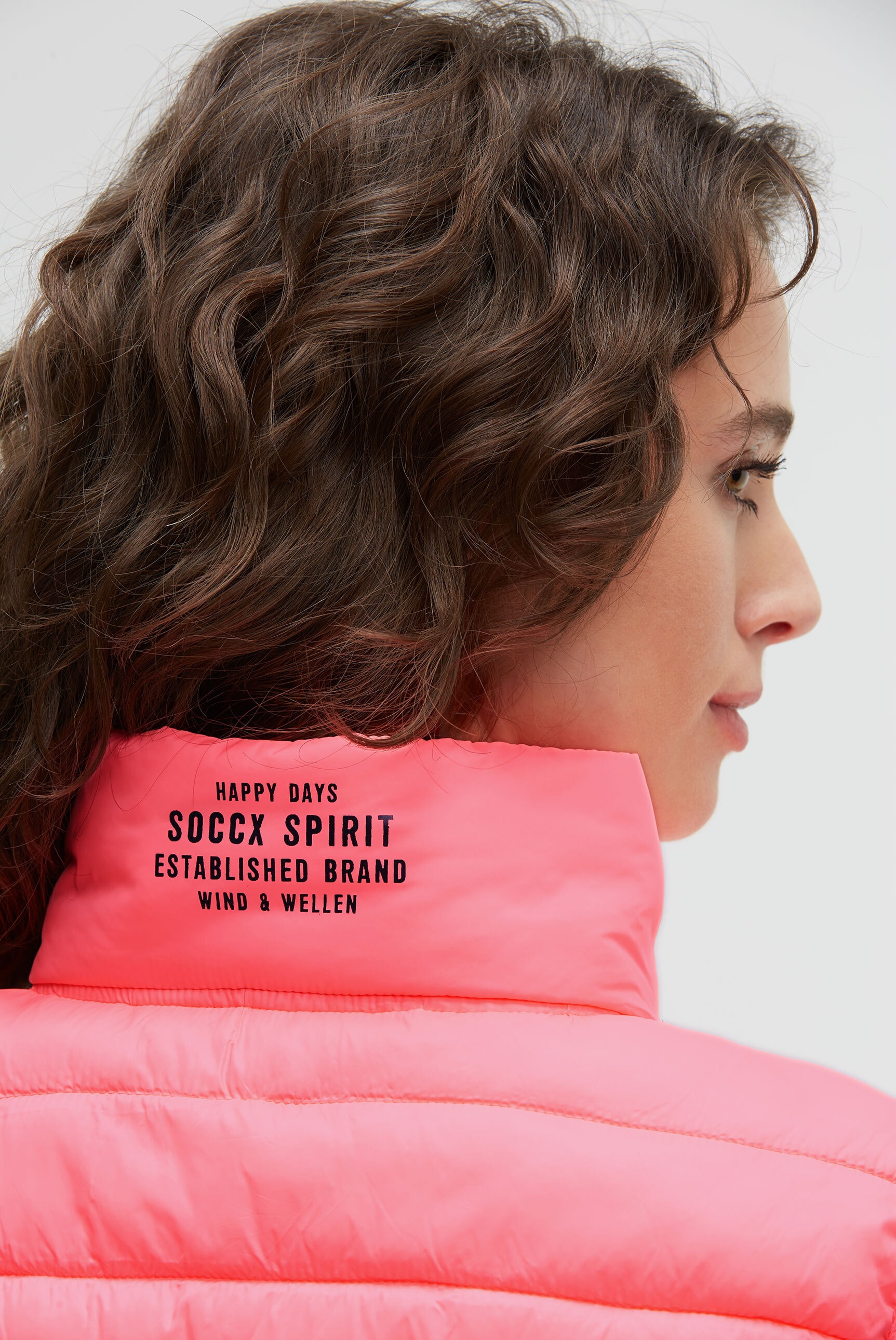 SOCCX Steppweste mit elastischem Saumabschluss