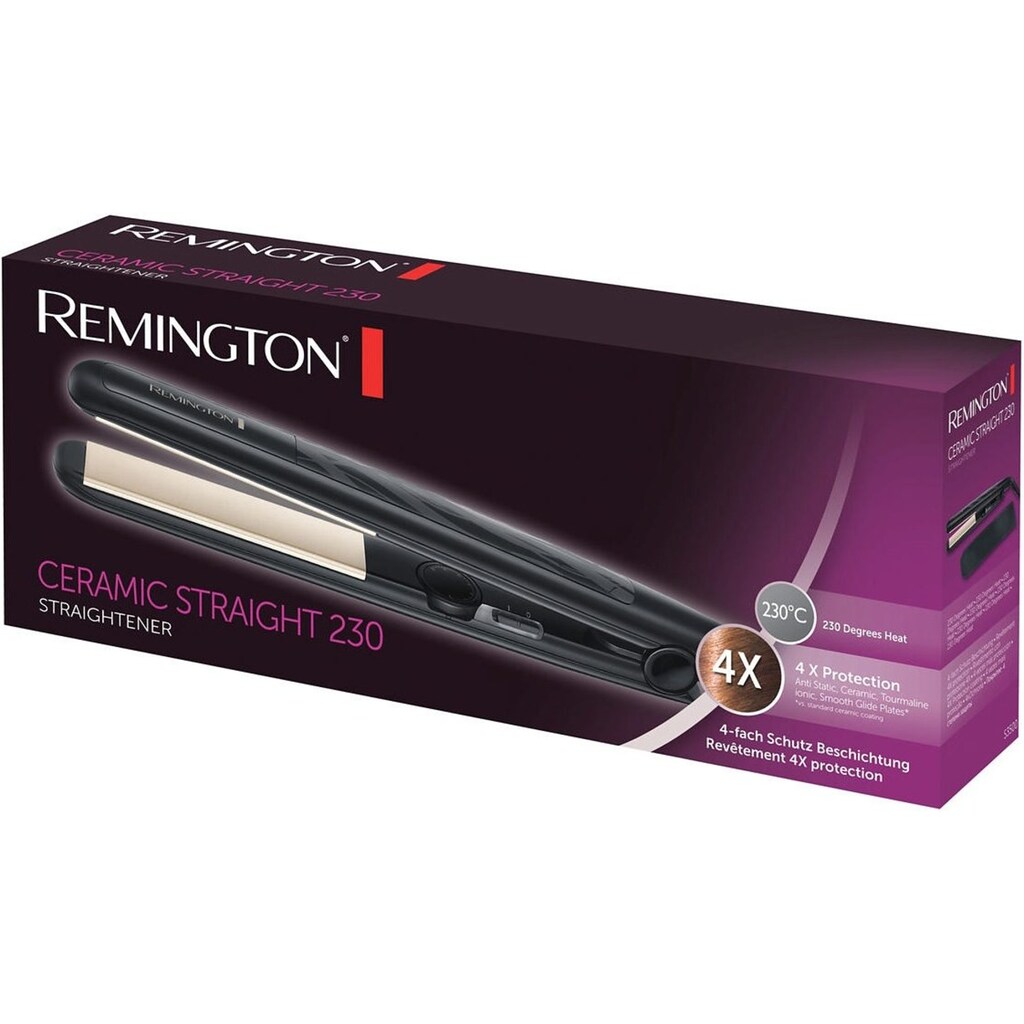 Remington Glätteisen »Ceramic Straight, S3500, Haarglätter«, Keramik-Turmalin-Beschichtung