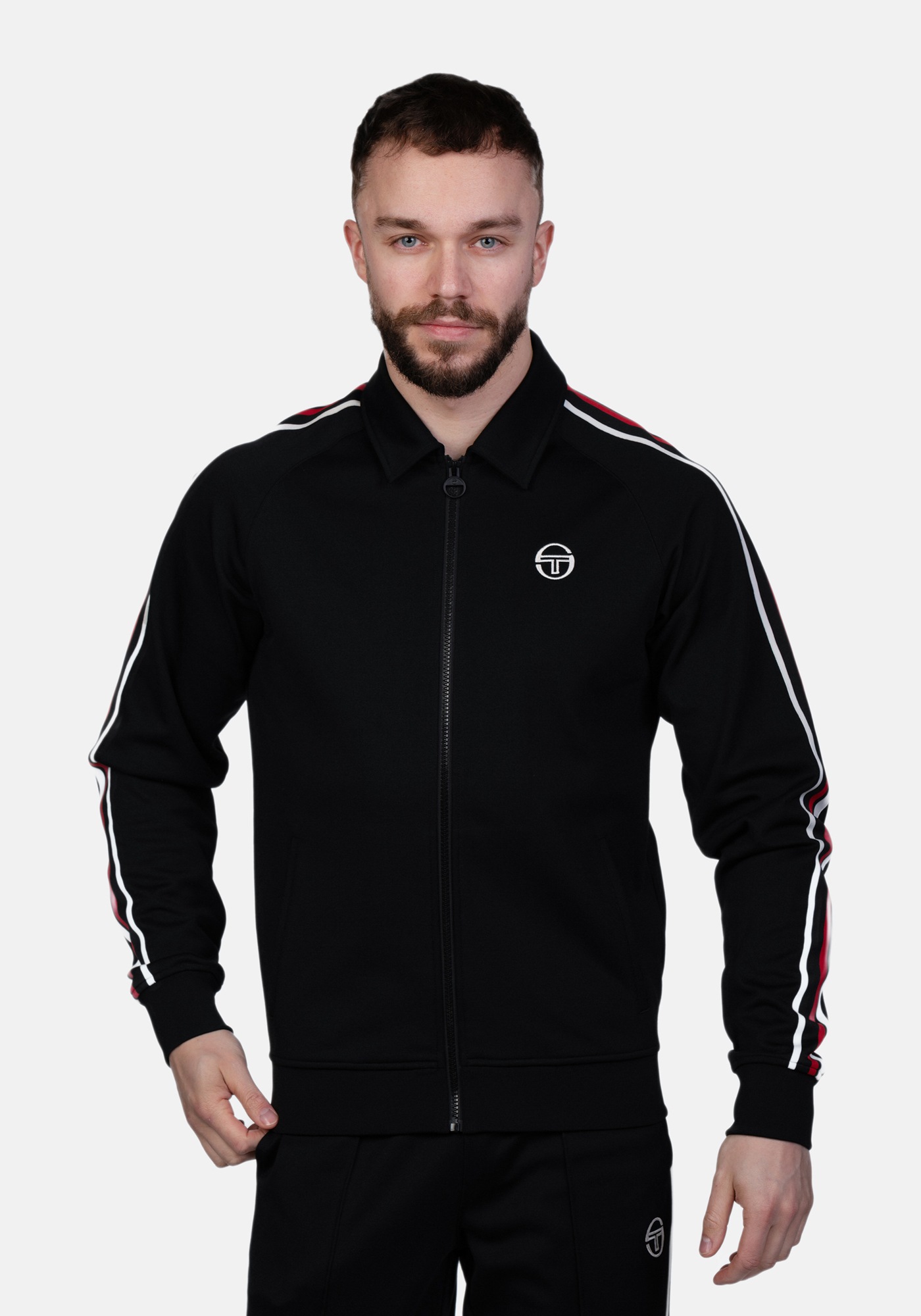 Sergio Tacchini Trainingsjacke "RENSHAW TAPE TRACK TOP Herren", ohne Kapuze günstig online kaufen