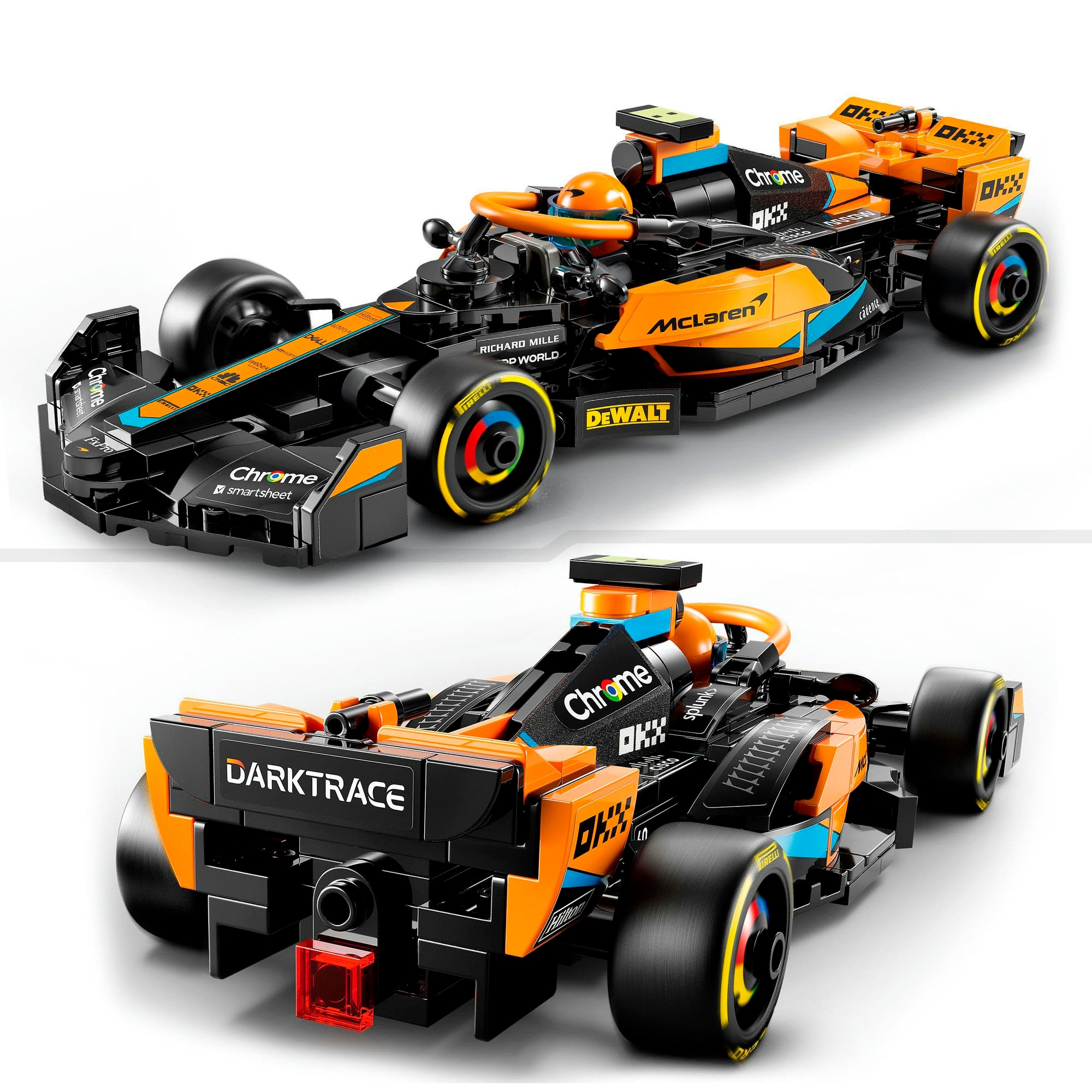 LEGO® Konstruktionsspielsteine »McLaren Formel-1 Rennwagen 2023 (76919), LEGO® Speed Champions«, (245 St.), Made in Europe