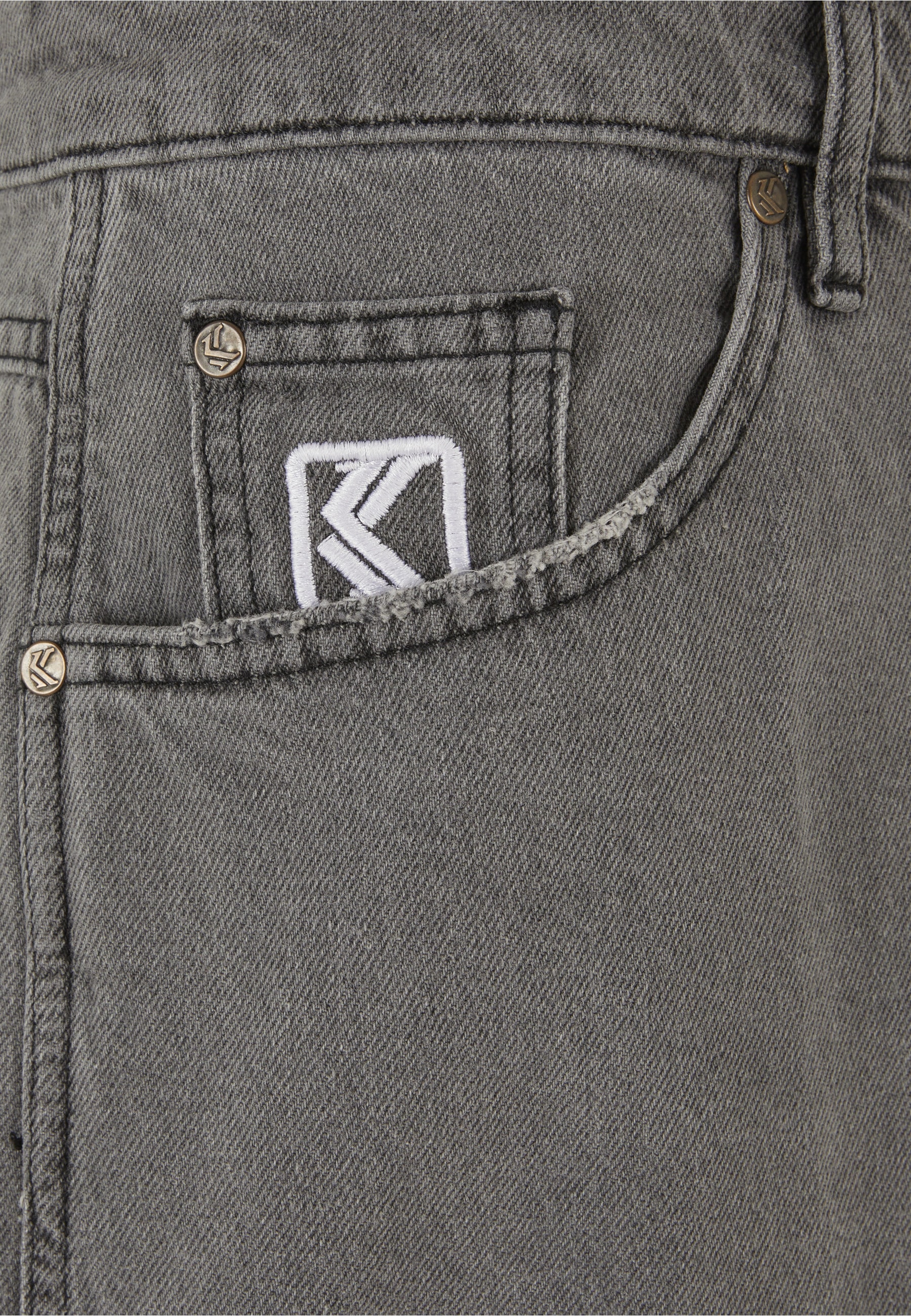 Karl Kani Bequeme Jeans »Karl Kani Herren KK Small Signature Tapered Five Pocket Denim«