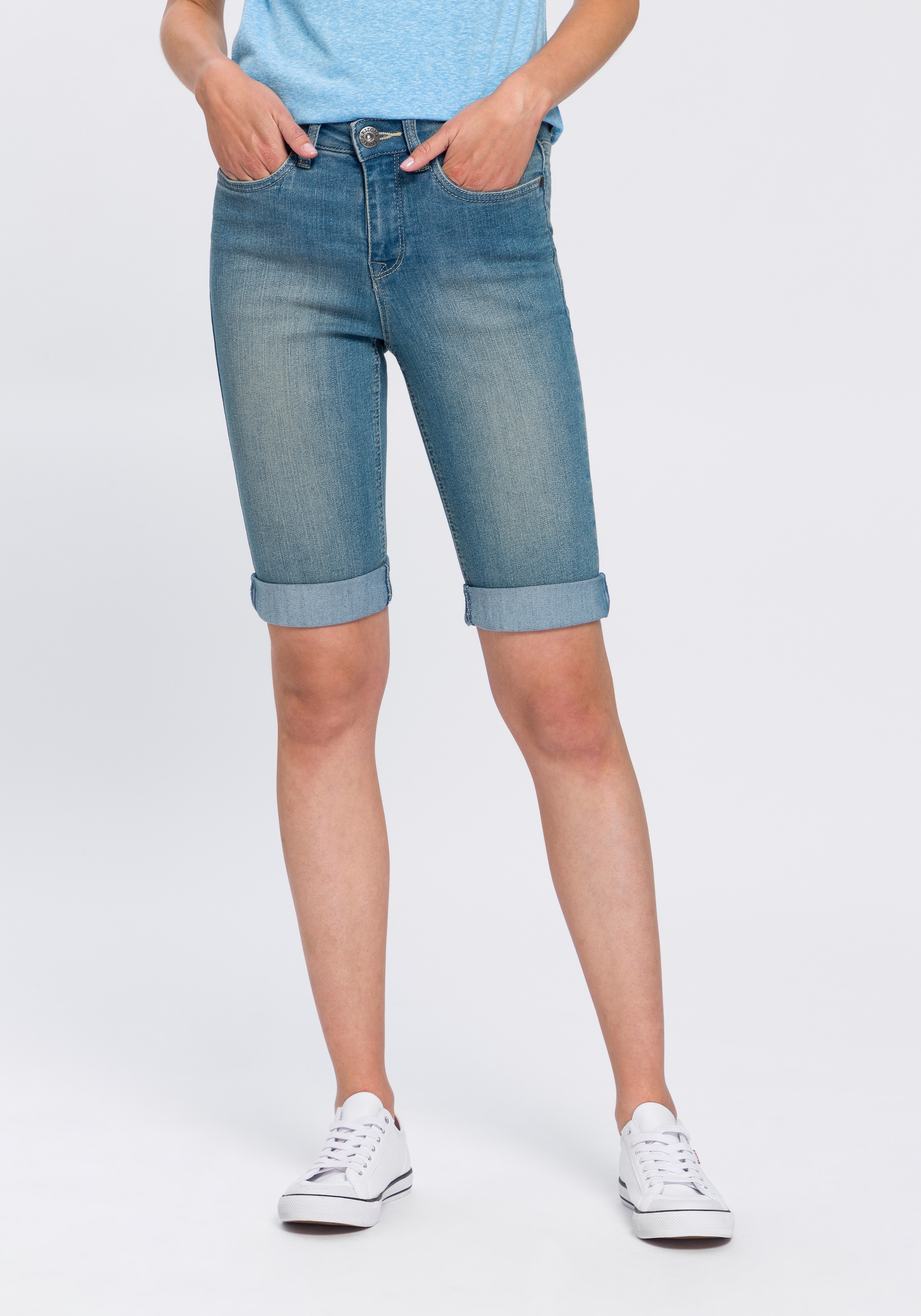 Arizona Jeansbermudas, High Waist