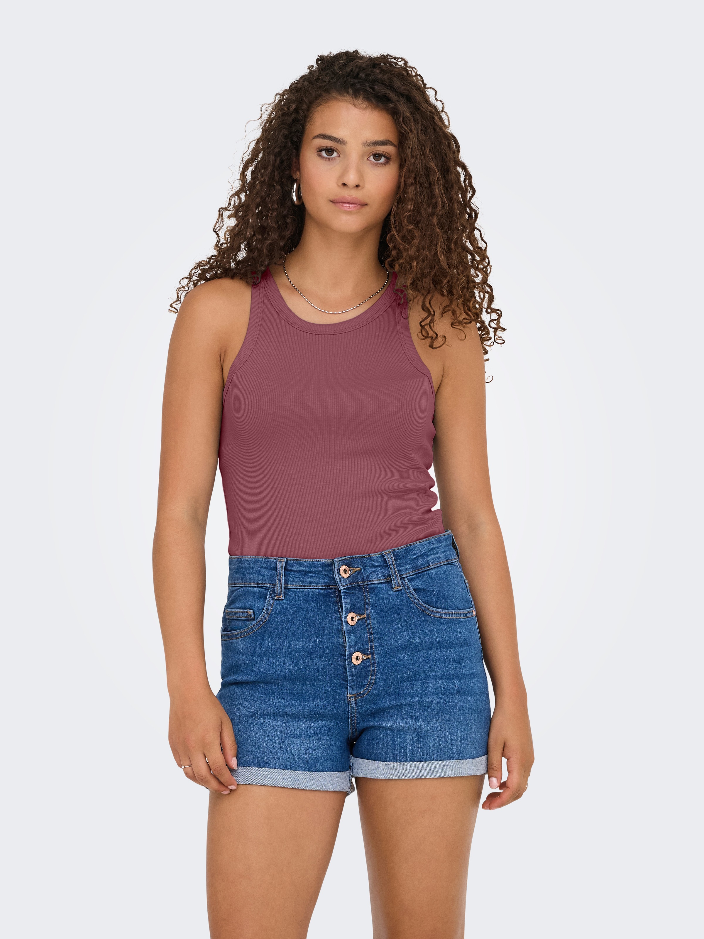 ONLY Tanktop "ONLLINDSAY TANK TOP 2 PACK" Packung, 2 tlg. Baumwollmischung günstig online kaufen