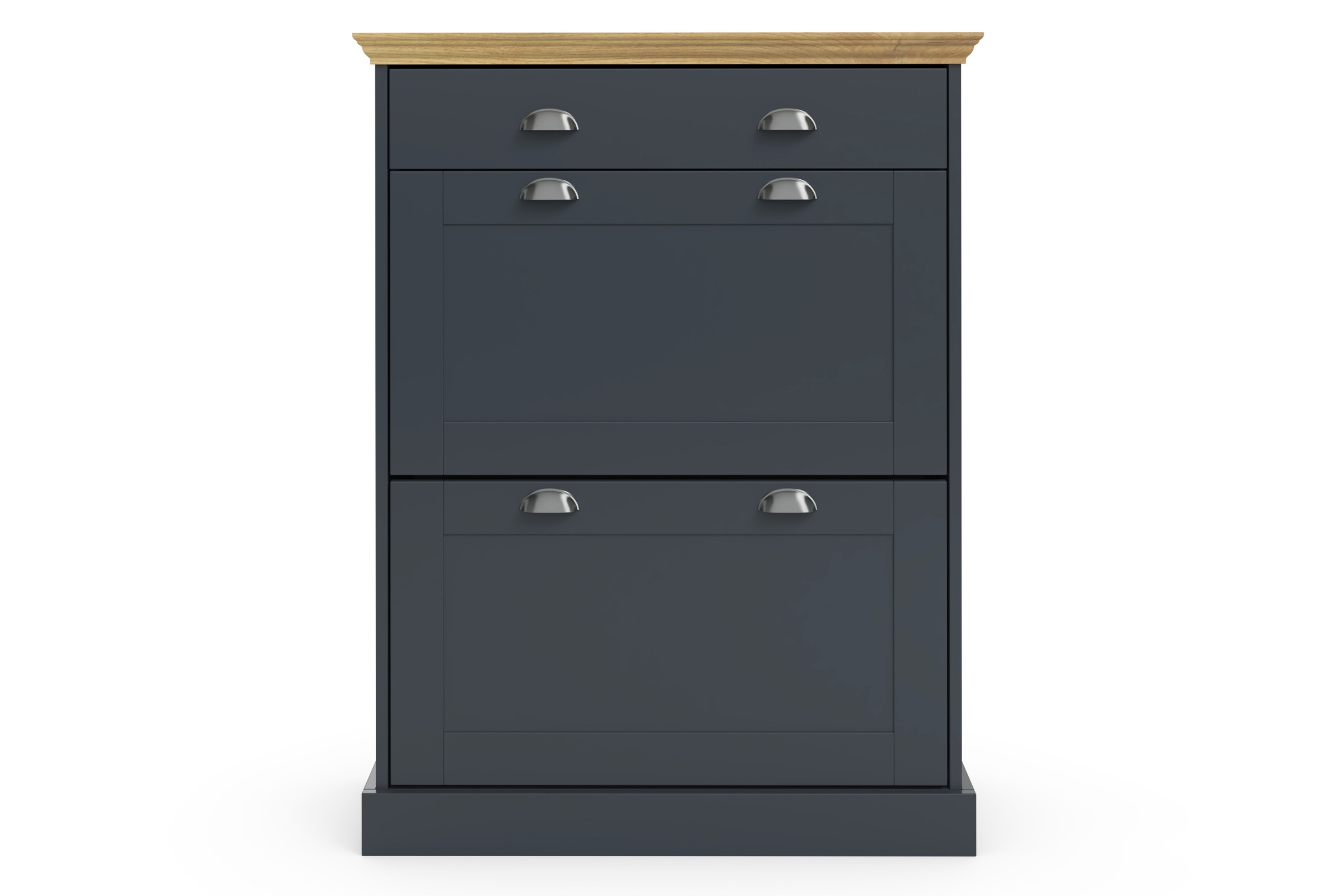 Thumbnail - OTTO home Schuhschrank "Motala" mit 2 Klappen u. 1 Schublade, Platz für 12-14 paar Schuhe, Höhe 105 cm