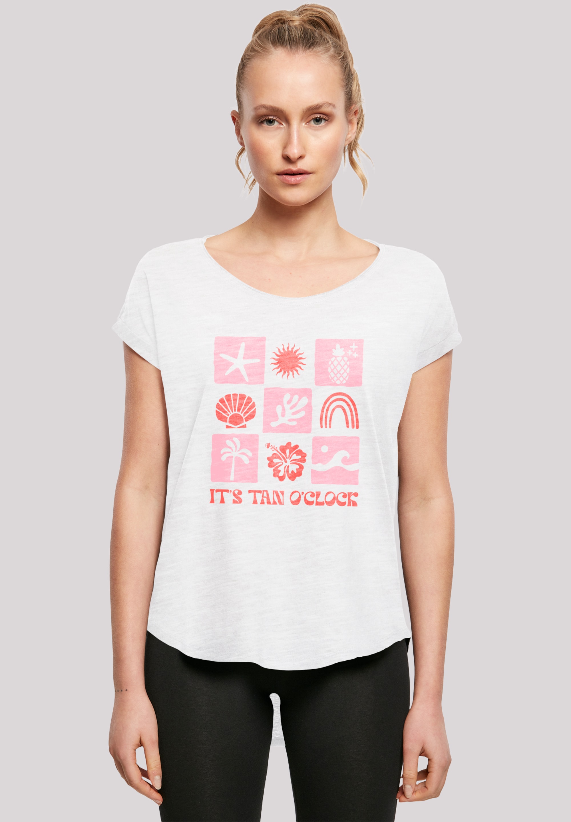 F4NT4STIC T-Shirt »Its Tan O Clock«, Premium Qualität