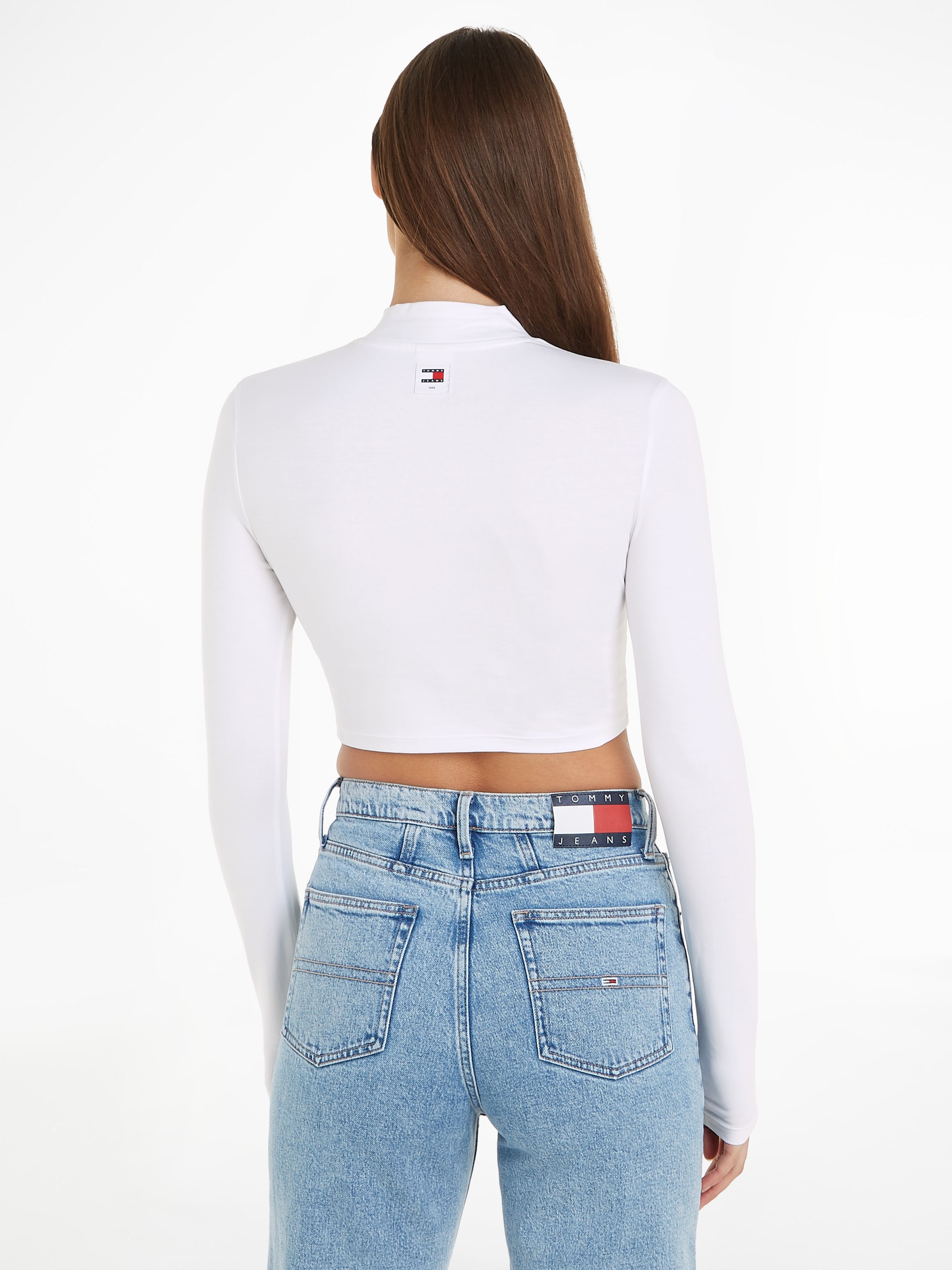 MOCK«, für mit SP »TJW kaufen Logoschriftzug Jeans 1+ SLIM ESS LOGO BAUR Tommy | CRP Stehkragenshirt