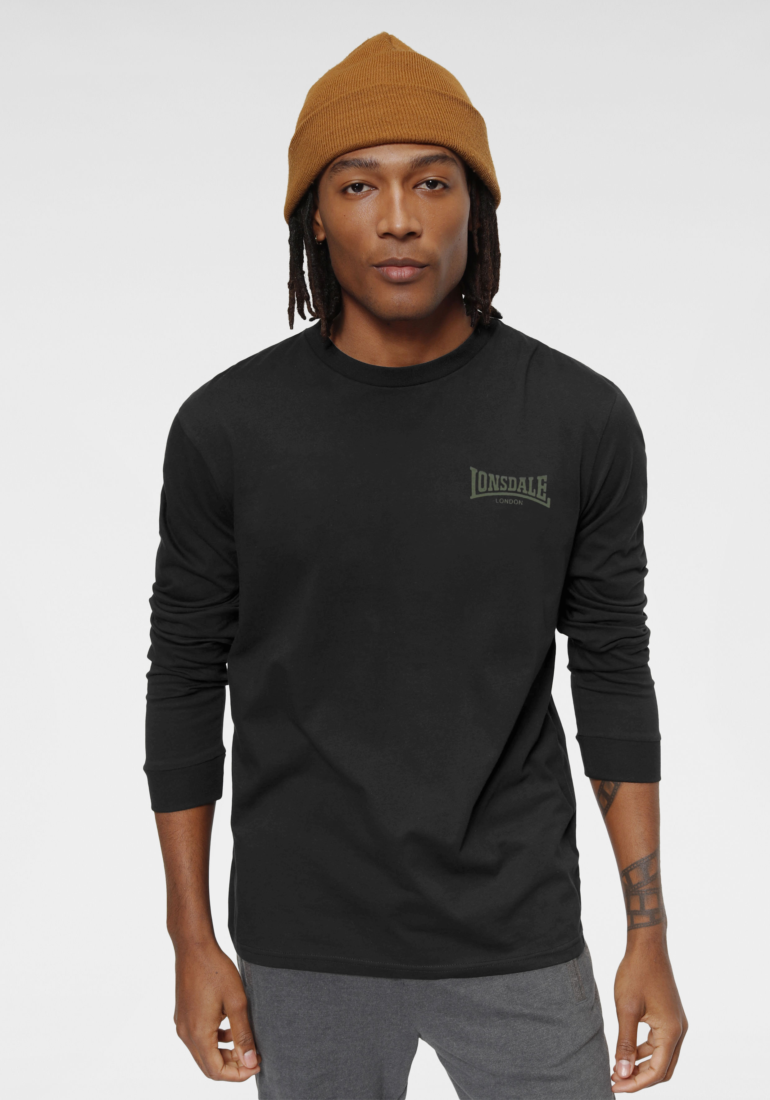 Thumbnail - Lonsdale Langarmshirt "AYRSHIRE", (Packung, 2 tlg., 2er-Pack)