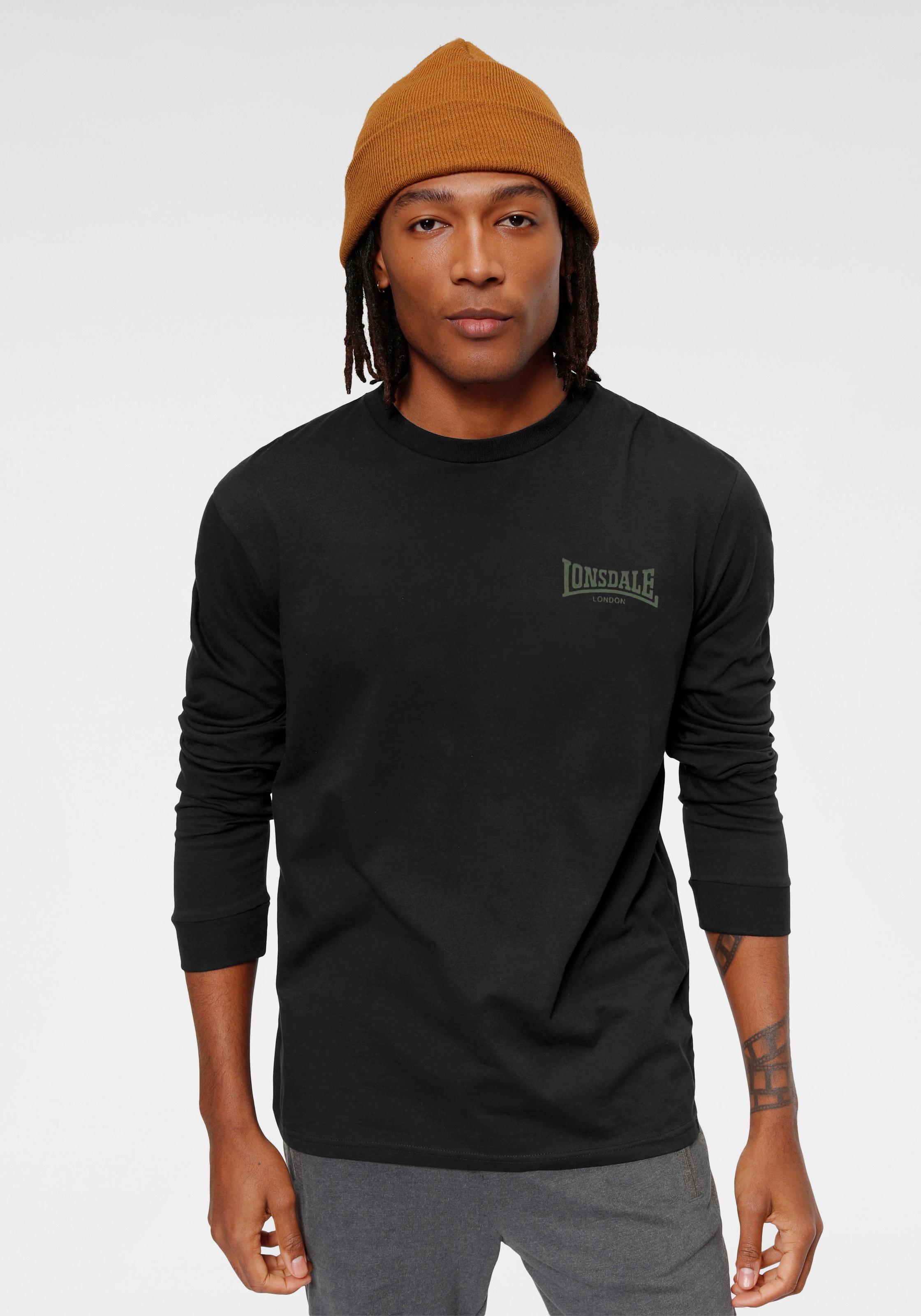 Thumbnail - Lonsdale Langarmshirt "AYRSHIRE" Packung, 2er-Pack, 2 Stk.