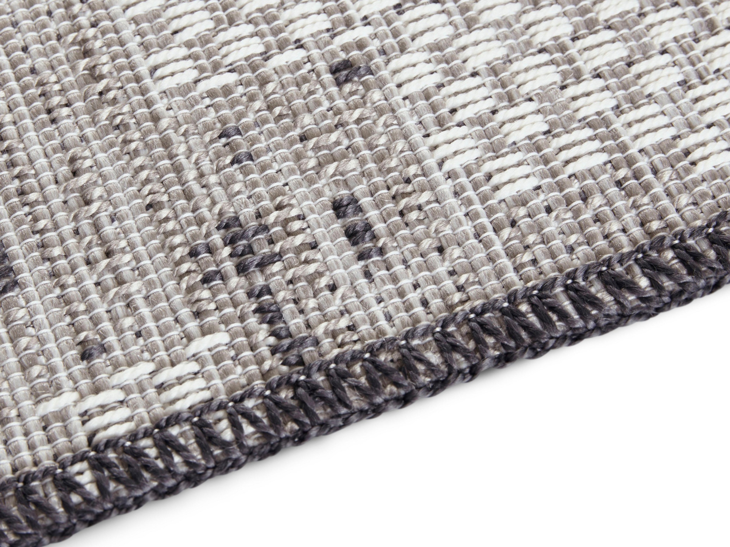 ELLE DECORATION Teppich »Creil«, rechteckig, 3 mm Höhe, In-und Outdoor geeignet, Strapazierfähig und pflegeleicht, Flachgewebe