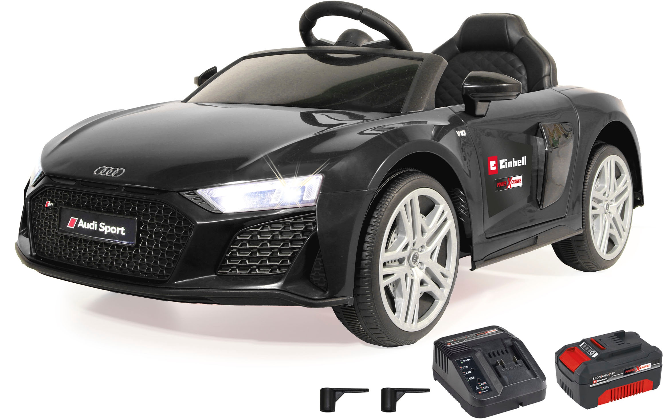 Elektro-Kinderauto »Ride-on Audi R8 Spyder schwarz«, ab 3 Jahren, bis 25 kg, inkl....