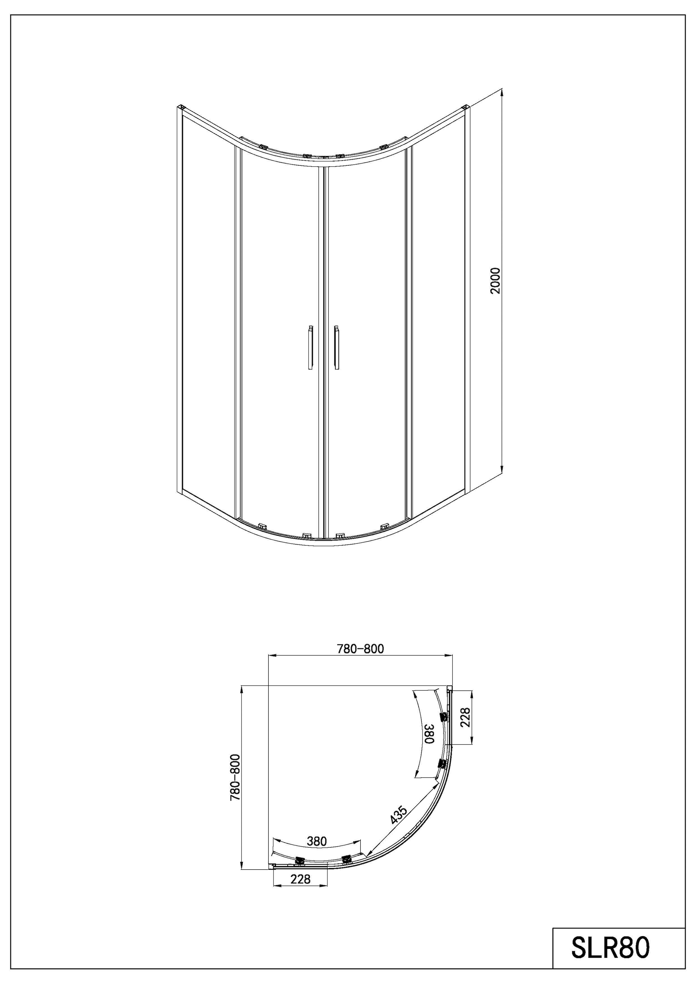 Sanotechnik Runddusche »Sanotechnik SlimLIne Rundduschkabine chrom«