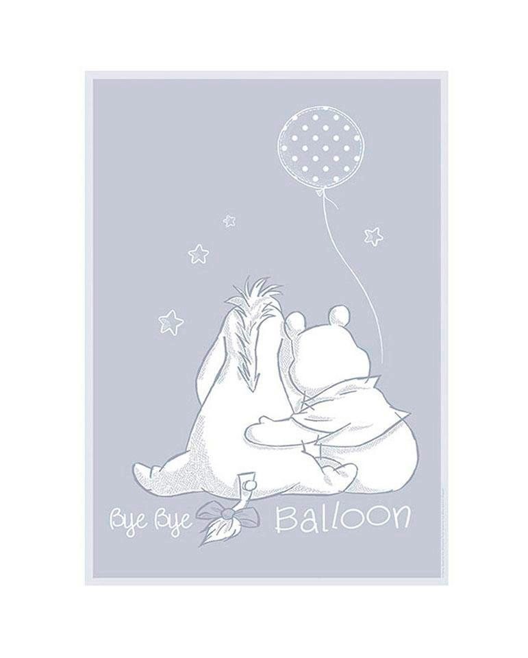 Komar Poster Disney, St.), »Winnie Bye Schlafzimmer, (1 Bye Pooh Wohnzimmer | Balloon«, Kinderzimmer, BAUR