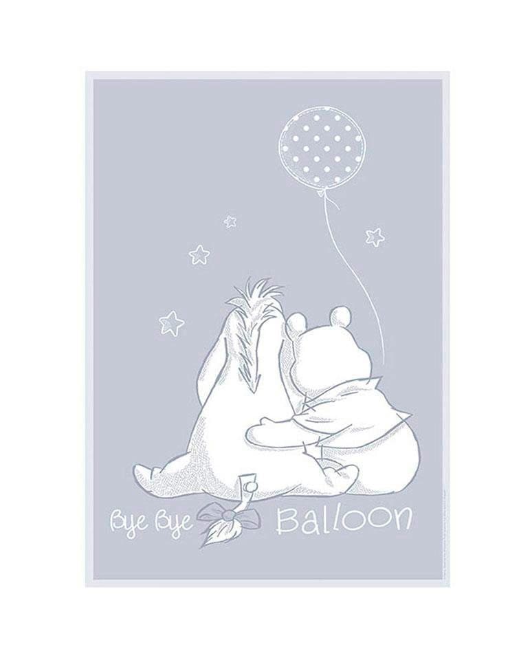 Komar Poster "Winnie Pooh Bye Bye Balloon", Disney, (1 St.), Kinderzimmer, Schlafzimmer, Wohnzimmer