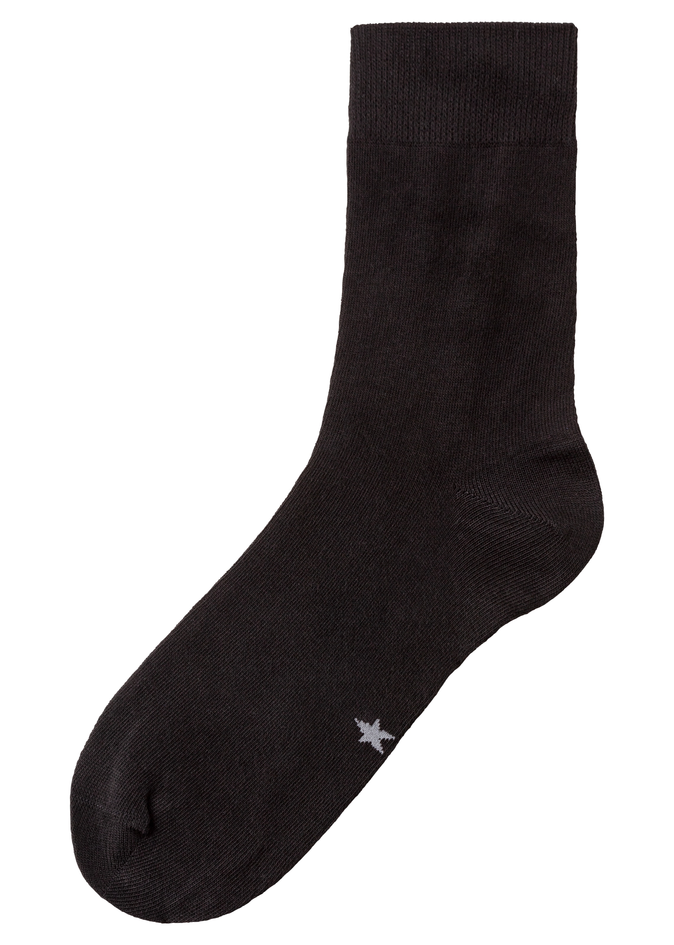 H.I.S Basicsocken, (Packung, 10 Paar), mit eingestrickten Symbolen