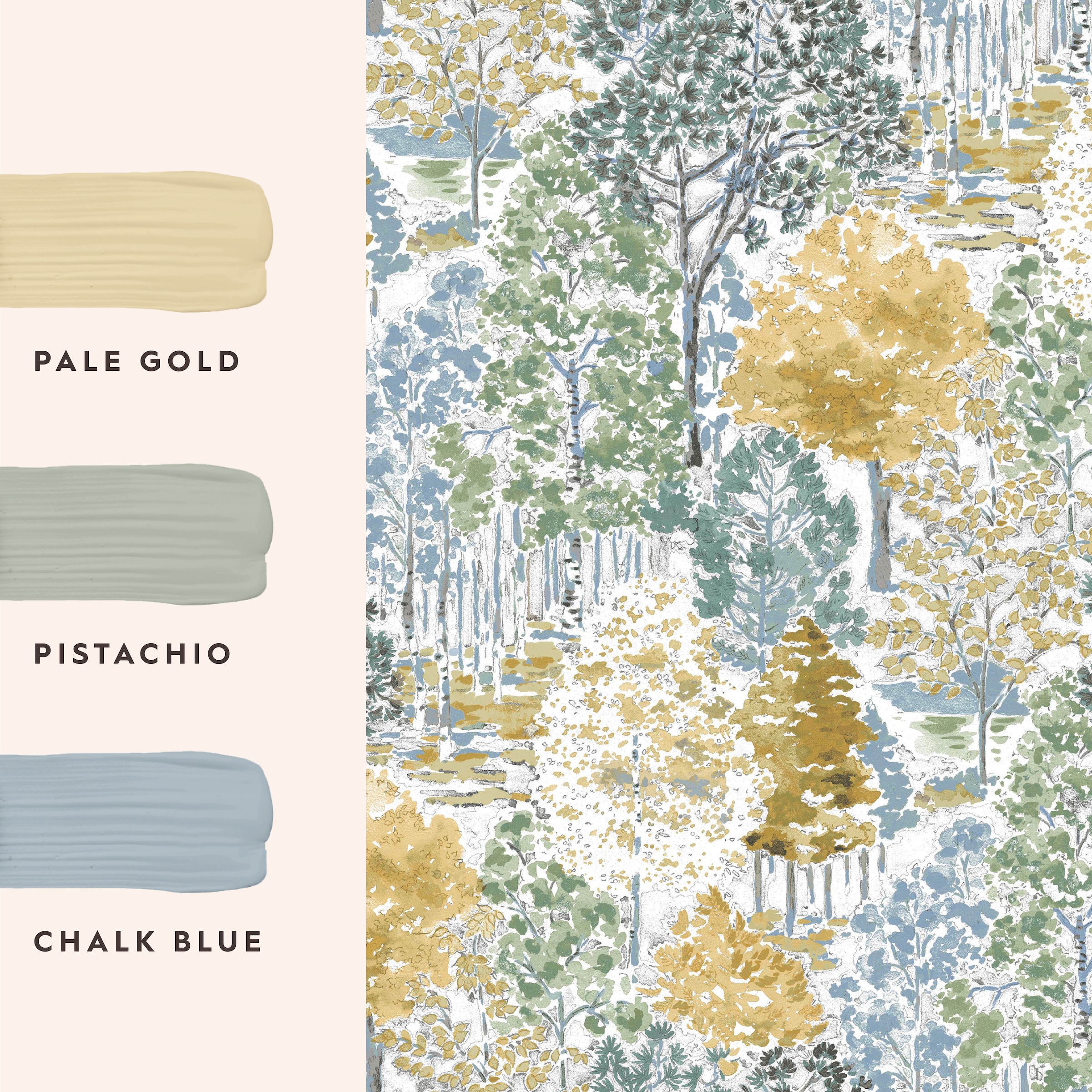LAURA ASHLEY Vliestapete »BERNWOOD«, floral, Design Tapeten