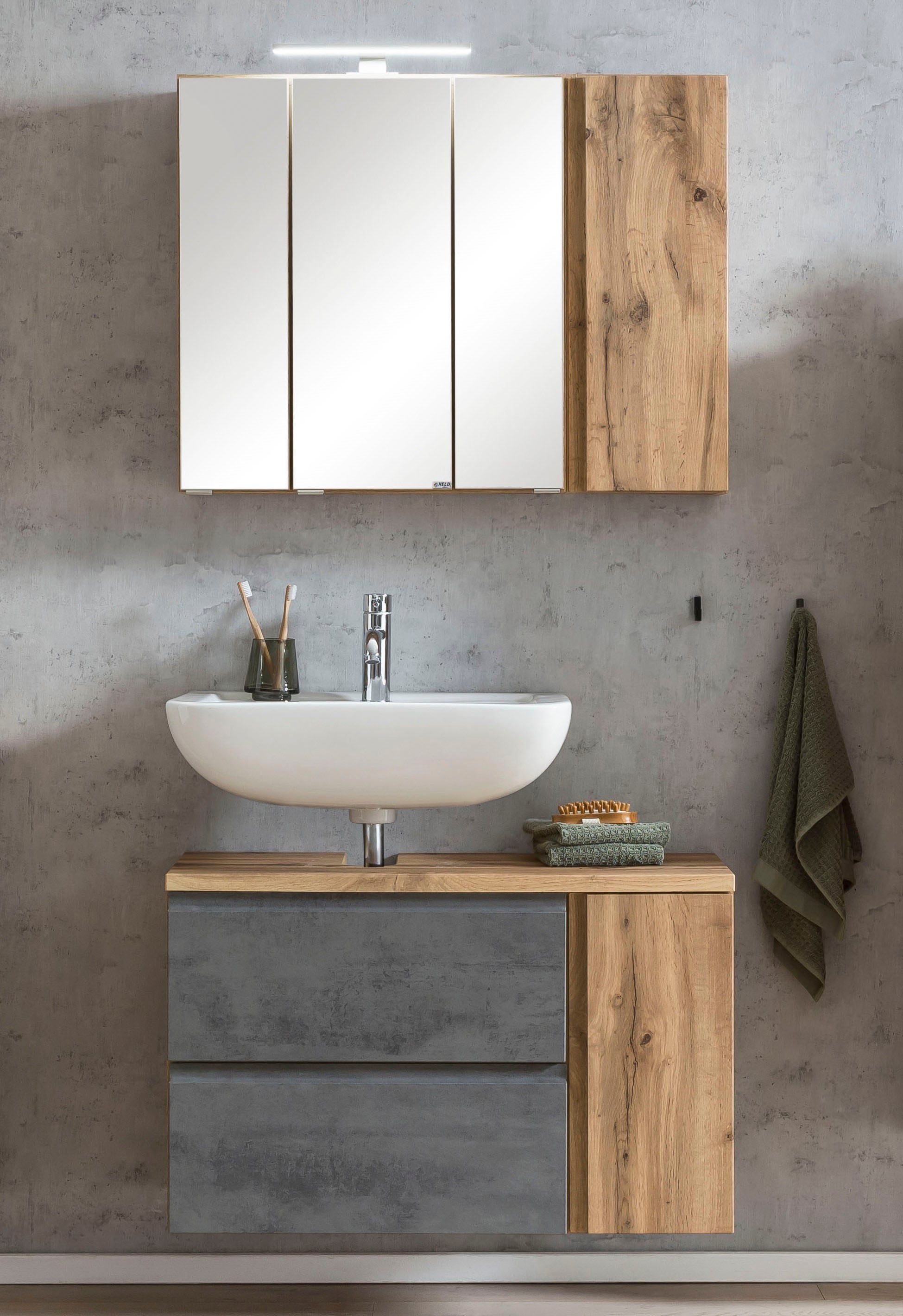welltime Badmöbel-Set "Sölden" 2 Stk. tlg. günstig online kaufen