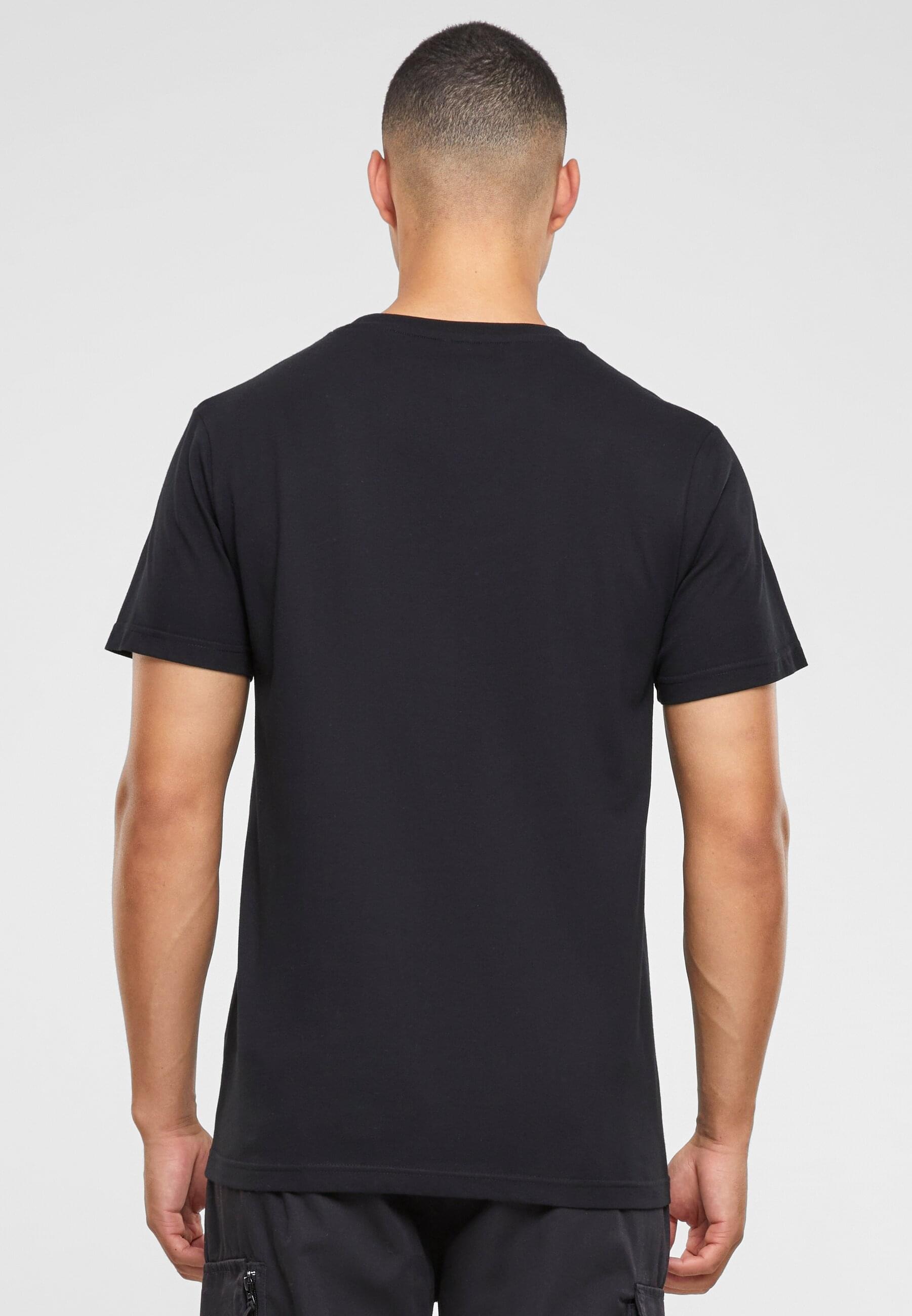 MisterTee T-Shirt »MisterTee Herren More Espresso Less Depresso Tee EMB«, (1 tlg.)