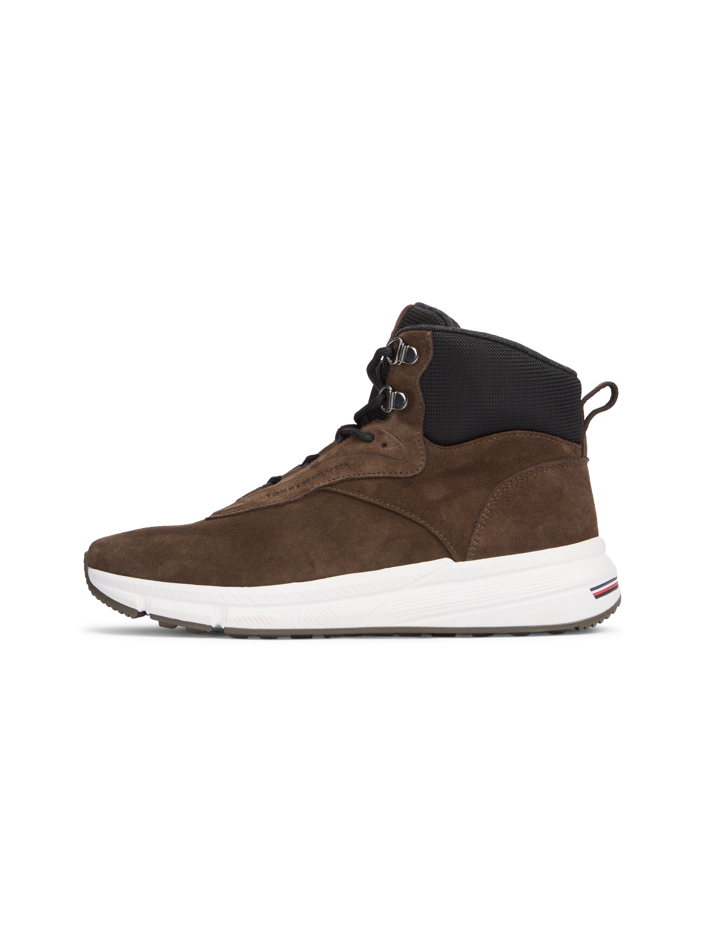 Tommy Hilfiger Schnürboots »HILFIGER SDE WARM HYBRID CHUKKA«  High Top-Sneaker, Herbstboots mit Ösen und Kontrastbesatz