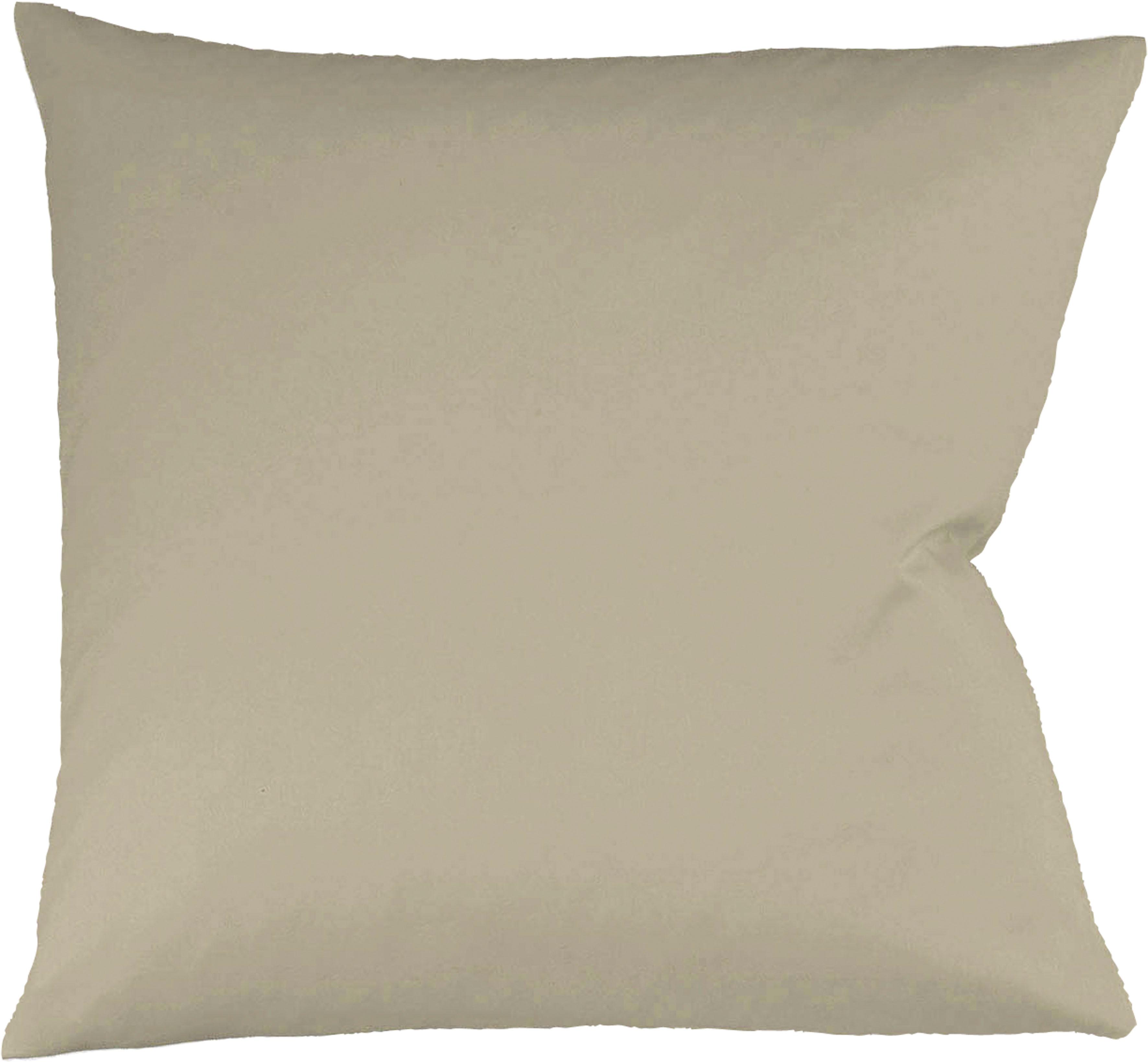 fleuresse Kissenbezug "Colours Mako Satin, 100% Baumwolle, mit Reißverschluss" Mako Satin, glänzend, glatt, Premium Qualität