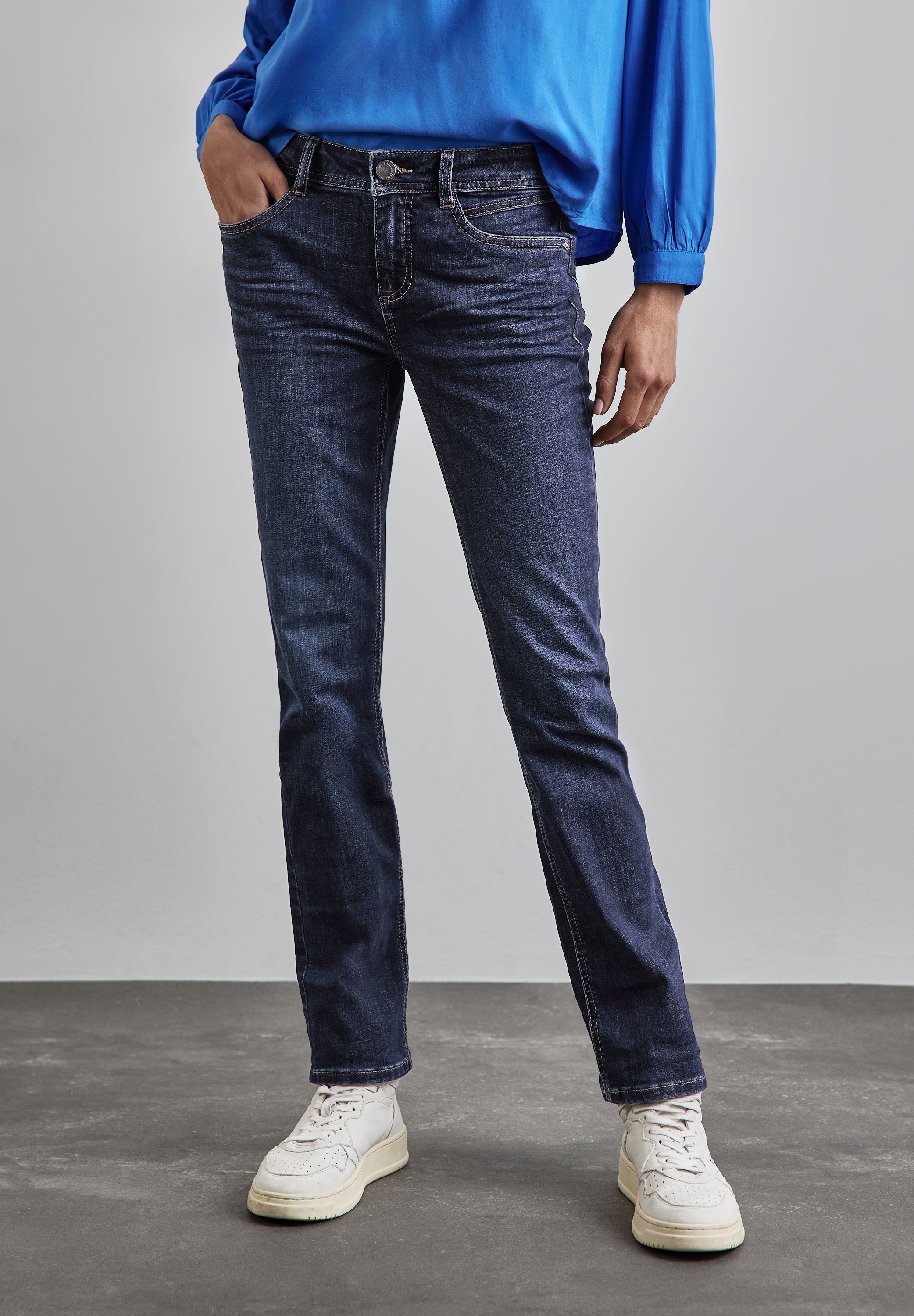 STREET ONE Gerade Jeans, 5-Pocket-Style