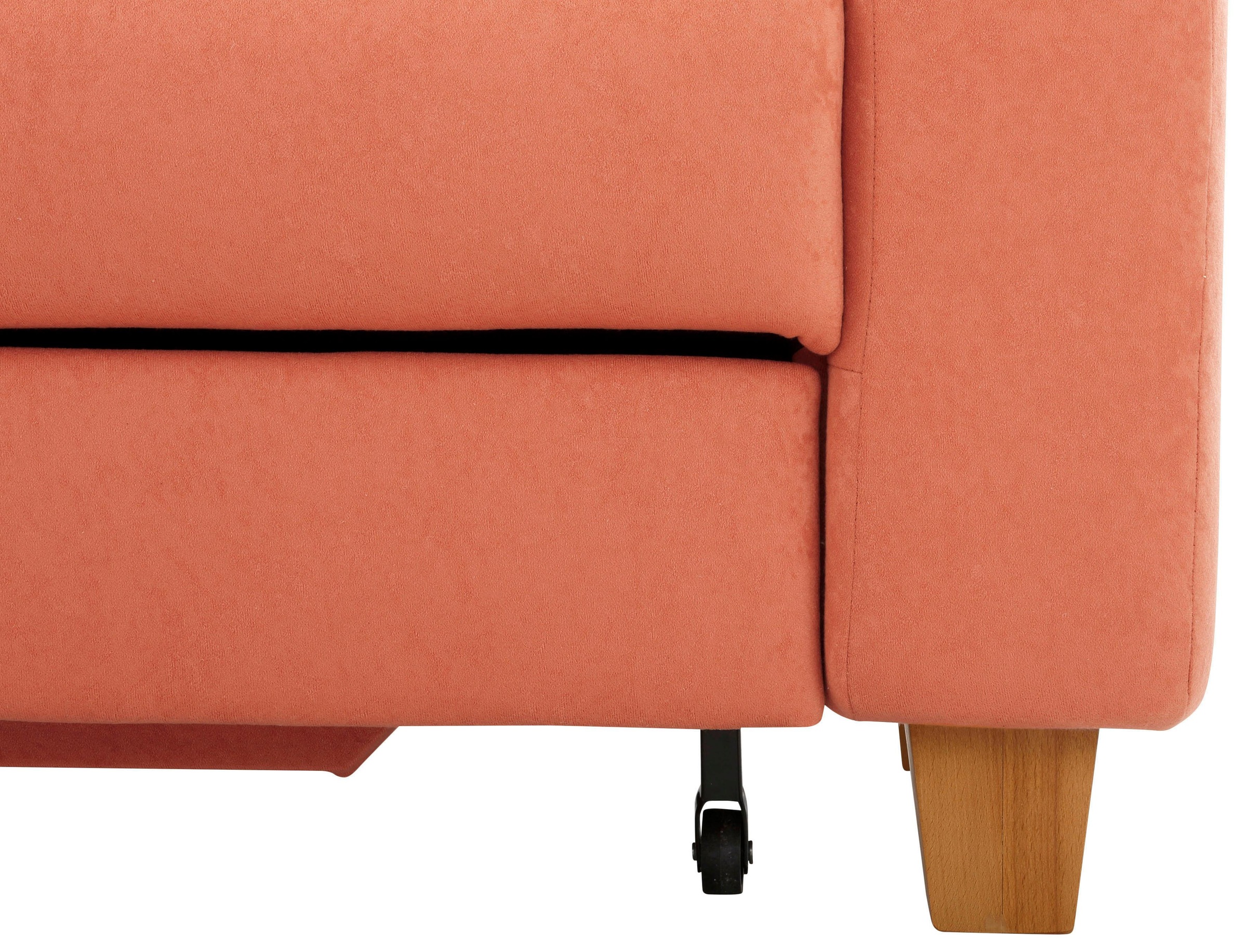 Home affaire Ecksofa »Belfort L-Form«, mit Federkern, wahlweise mit Bettfunktion und Stauraum