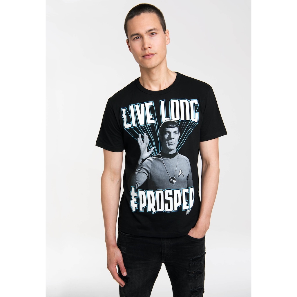 LOGOSHIRT T-Shirt »Spock – Star Trek – Live Long & Prosper«