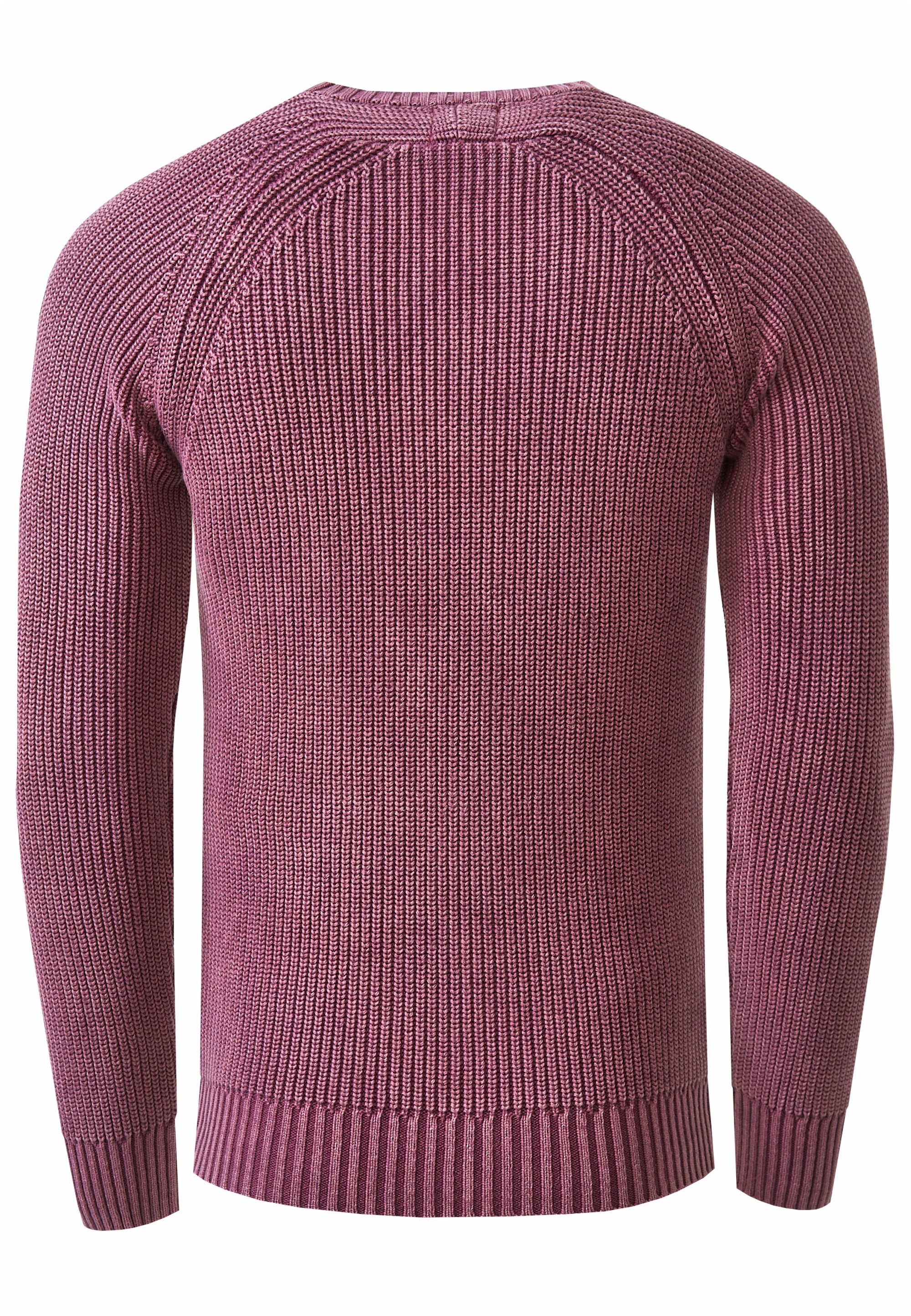 Rusty Neal Strickpullover, im einfarbigen Design
