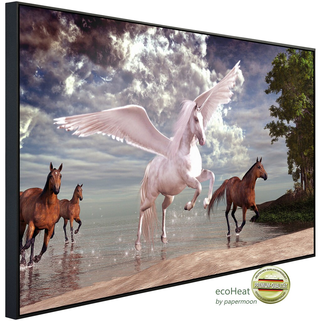 Papermoon Infrarotheizung »Pegasus und Pferde«