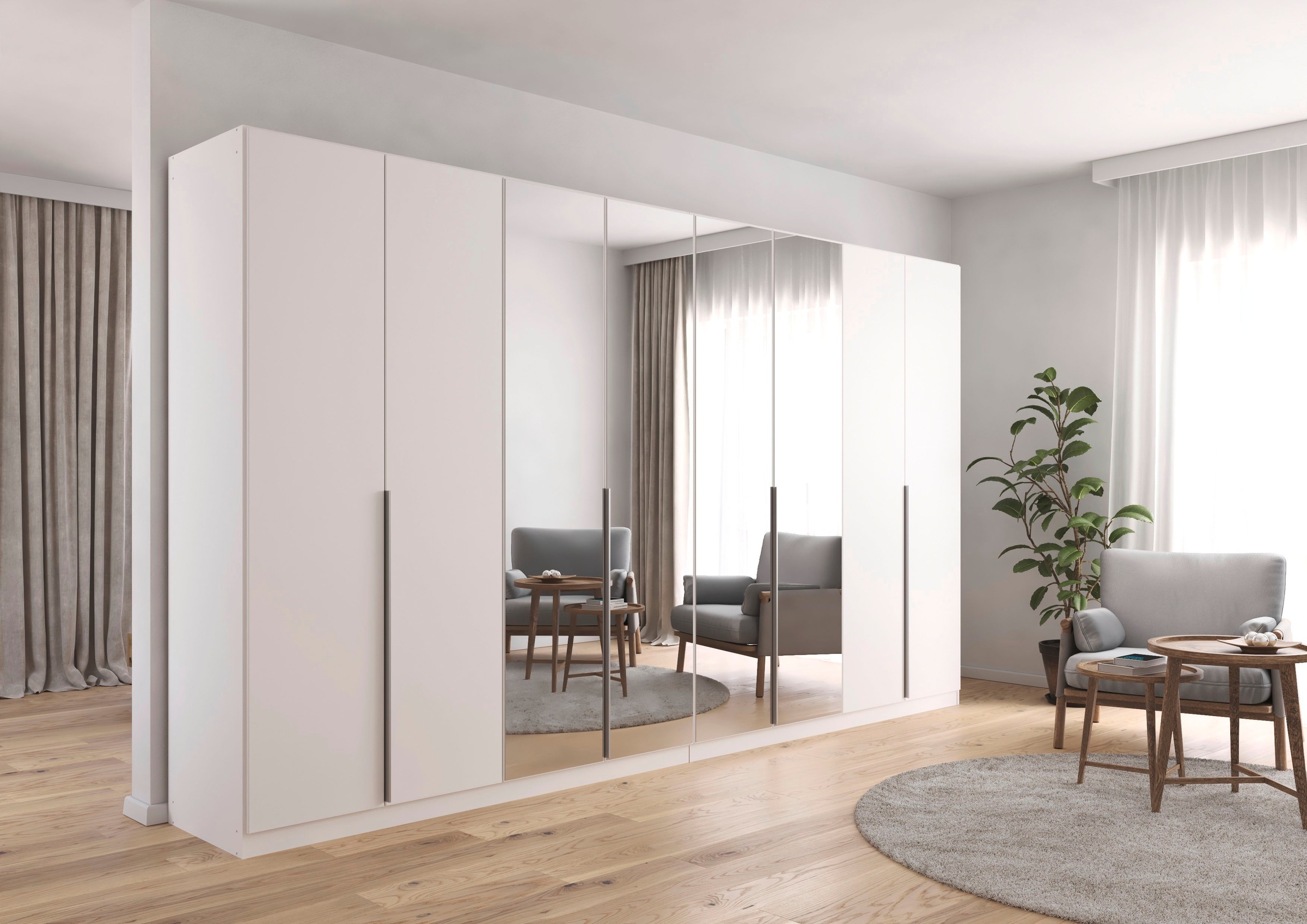 OTTO home Drehtürenschrank "Kleiderschrank Schrank Garderobe AGORDO mit Dek günstig online kaufen