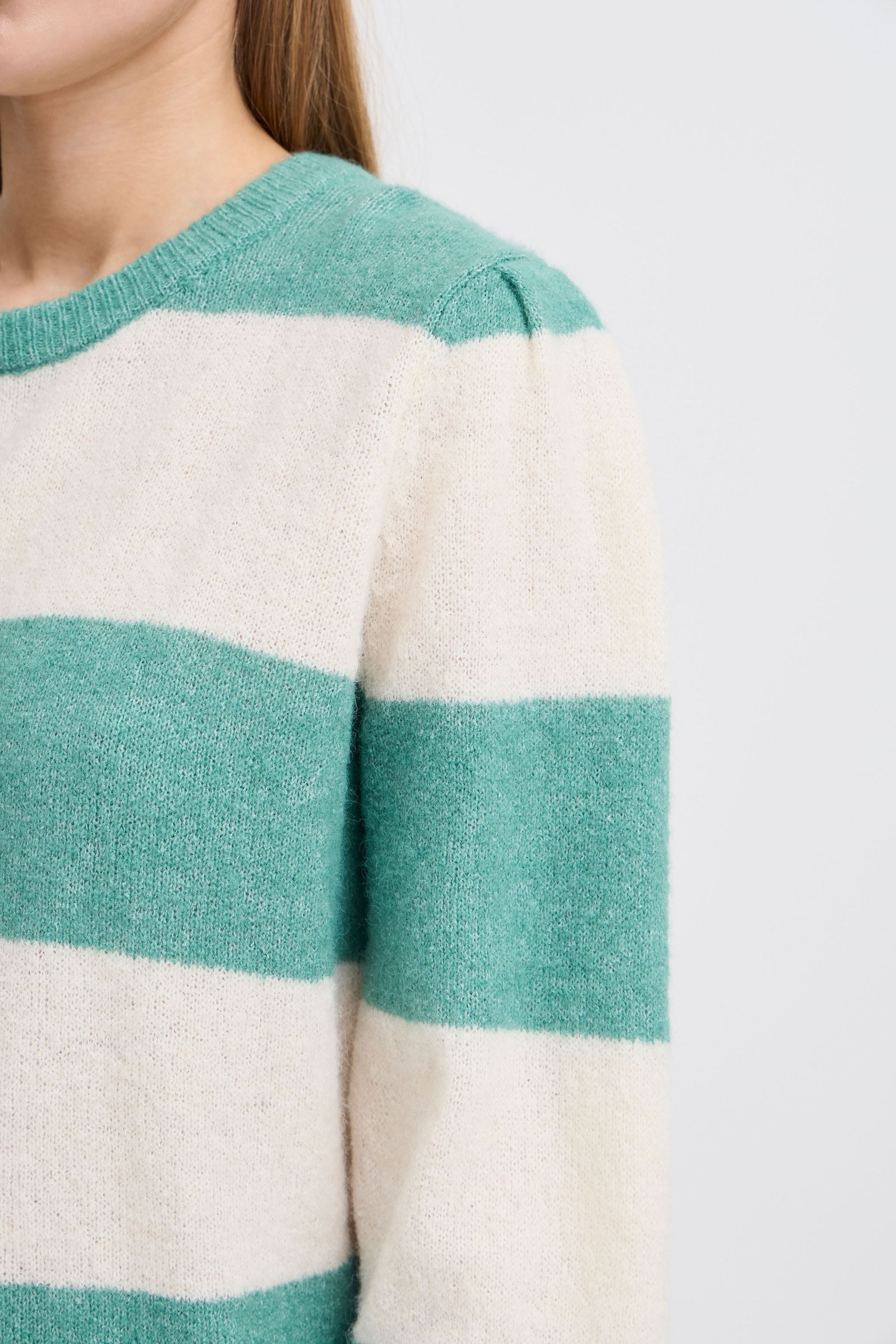 Ichi Strickpullover »Strickpullover IHDUSTY LS STRIPE«