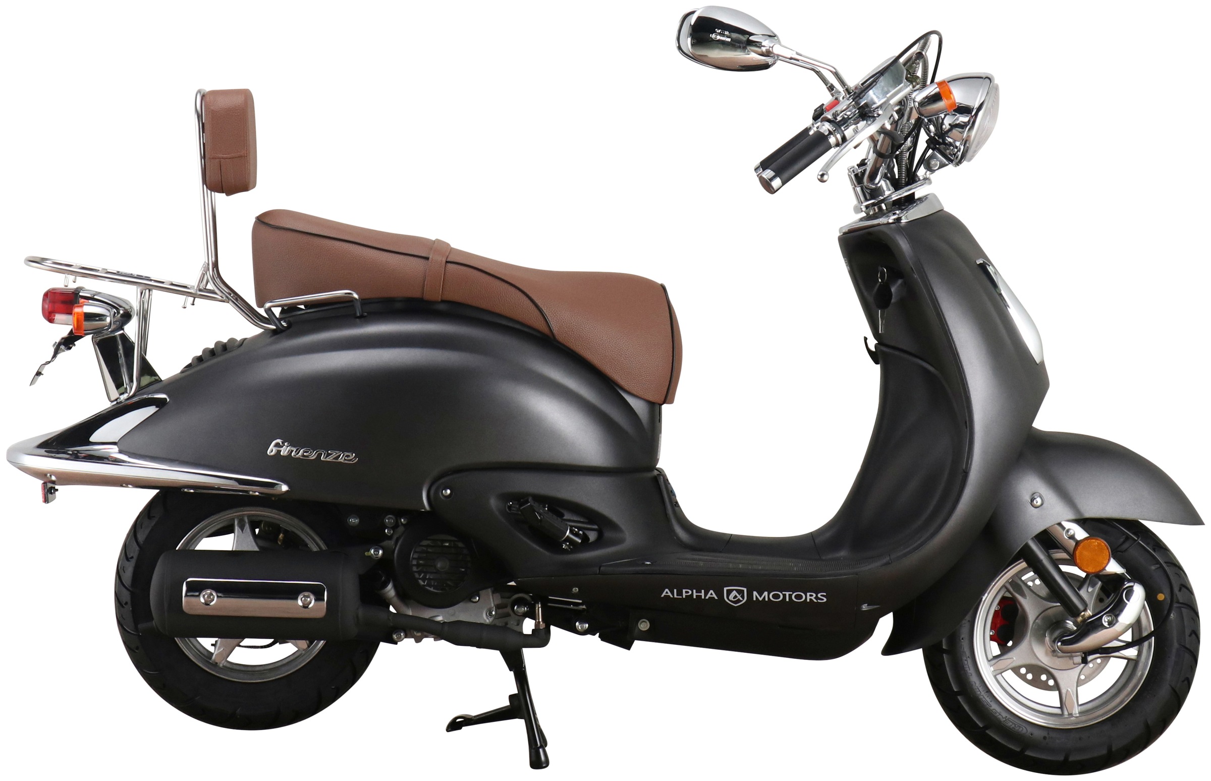Euro km/h, 5, cm³, Firenze«, »Retro 50 Alpha 45 3 | Motors BAUR PS Motorroller
