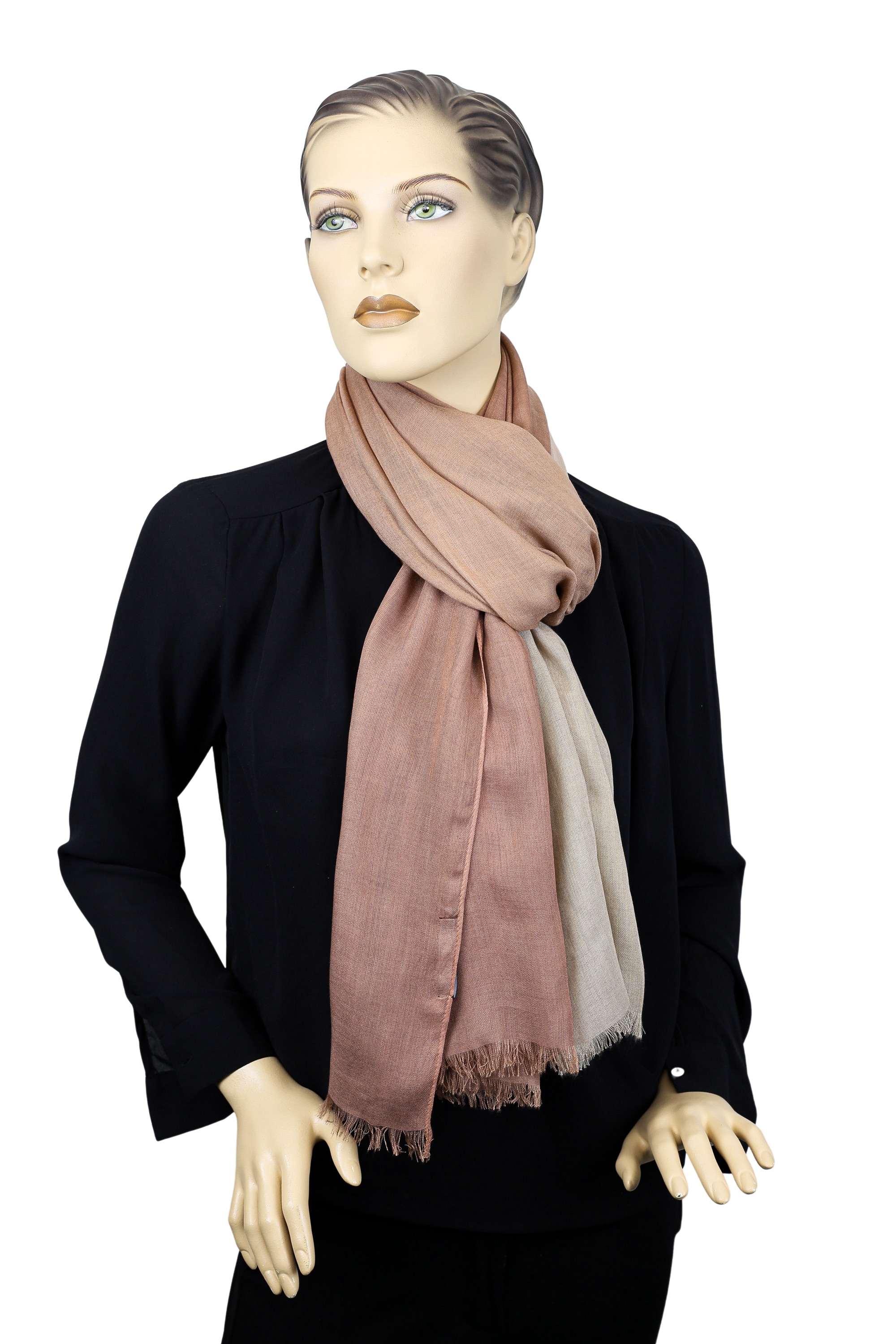 COLLEZIONE ALESSANDRO Modeschal »Uluru«, in verschiedenen beige-rosé Tönen