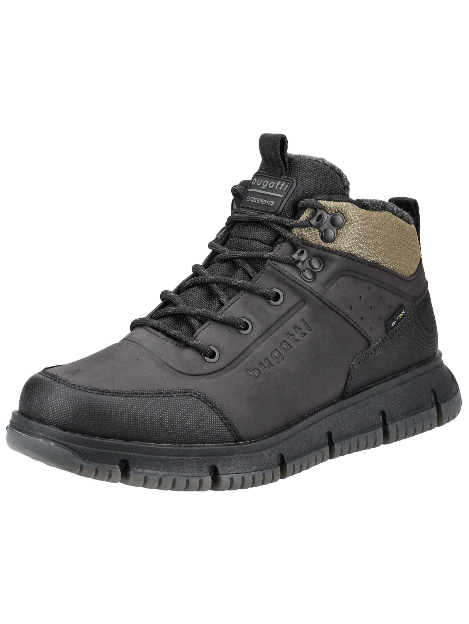 bugatti Schnürstiefelette "bugatti Stiefelette Lederimitat" günstig online kaufen