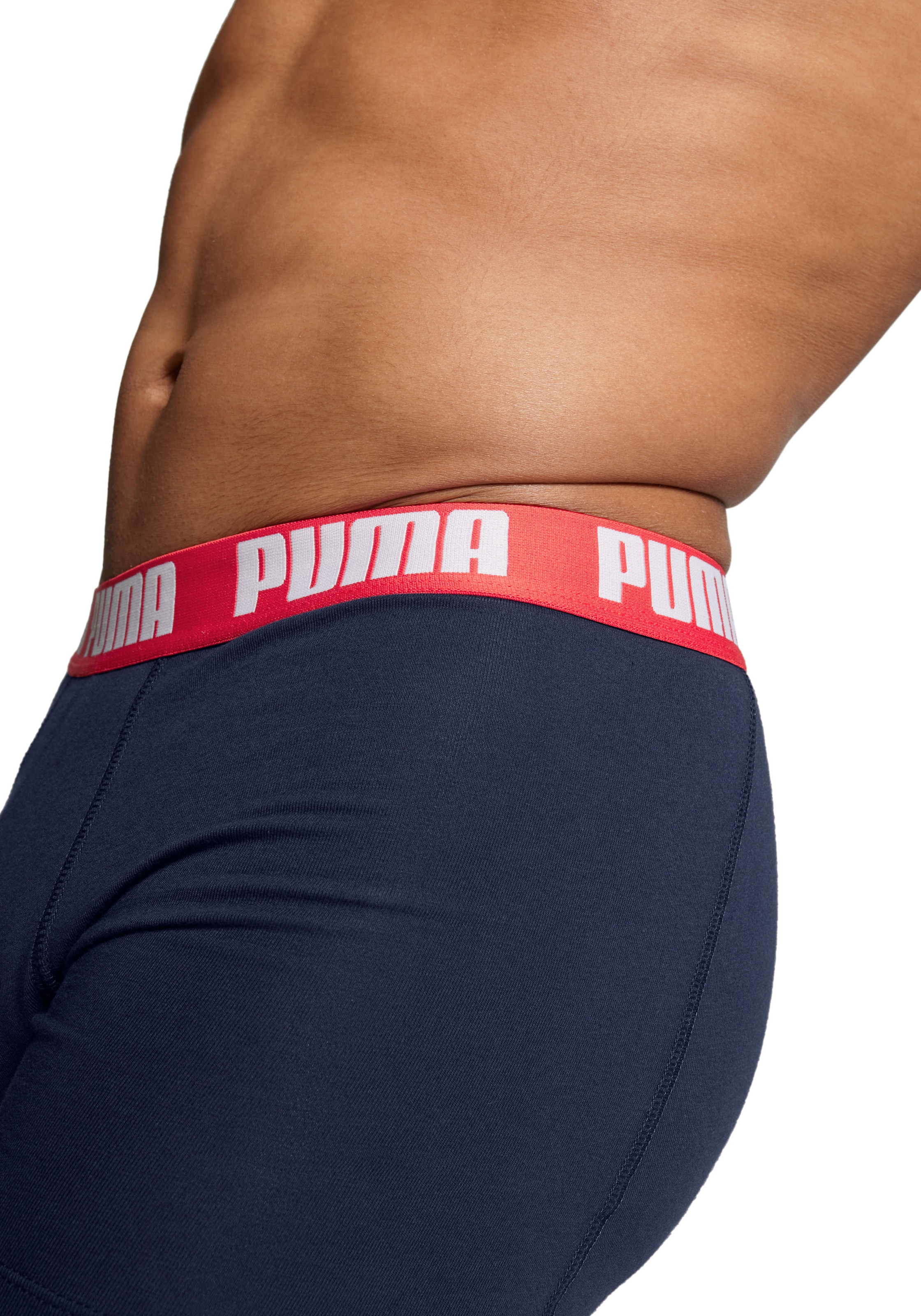 PUMA Boxershorts »PUMA MEN EVERYDAY BOXER 6P ECOM«, (6er Pack), Elastischer Logobund, Stretchmaterial, ohne Eingriff